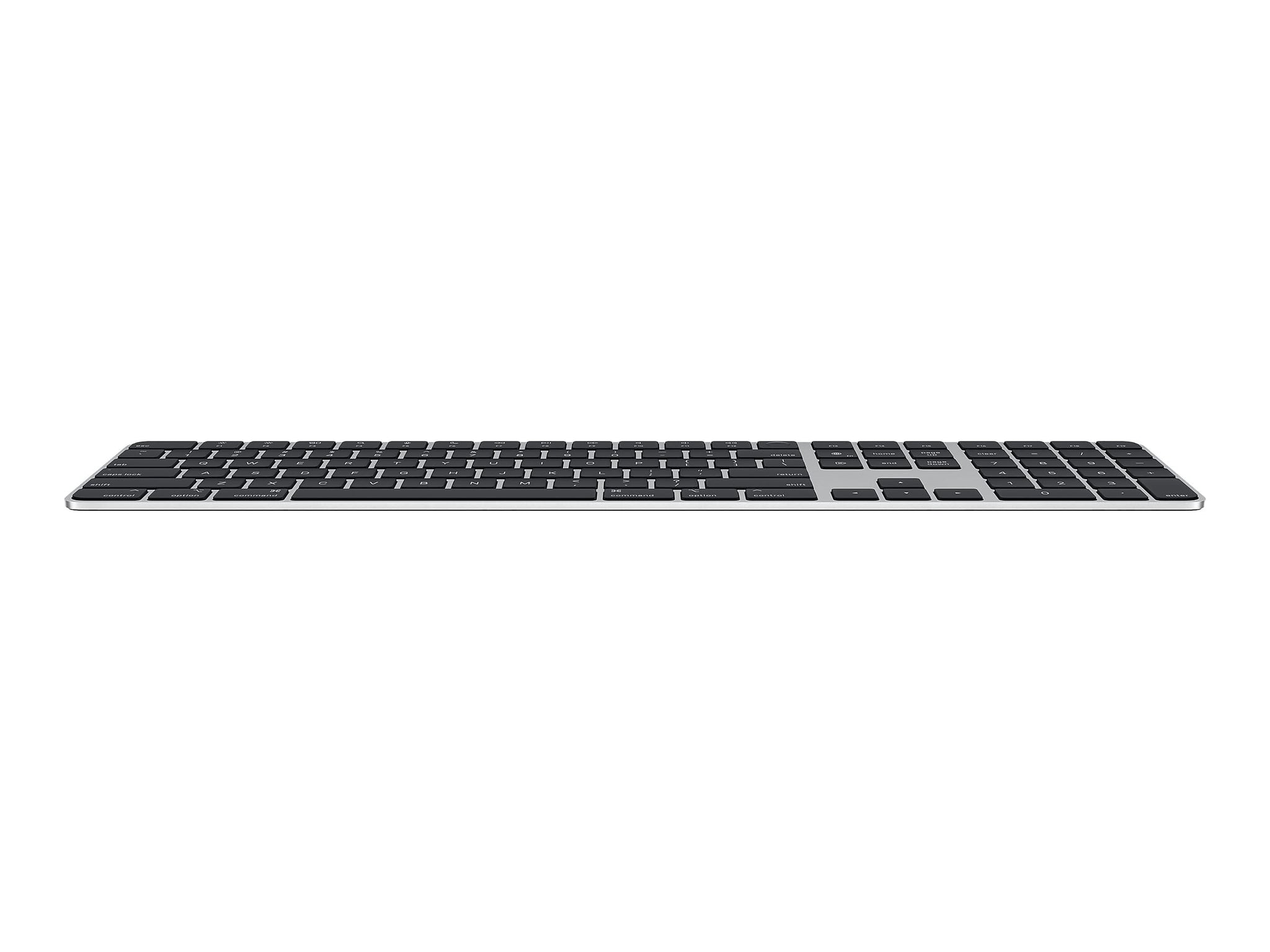 Apple Magic Keyboard with Touch ID and Numeric Keypad Wireless, Silver/Black Keys