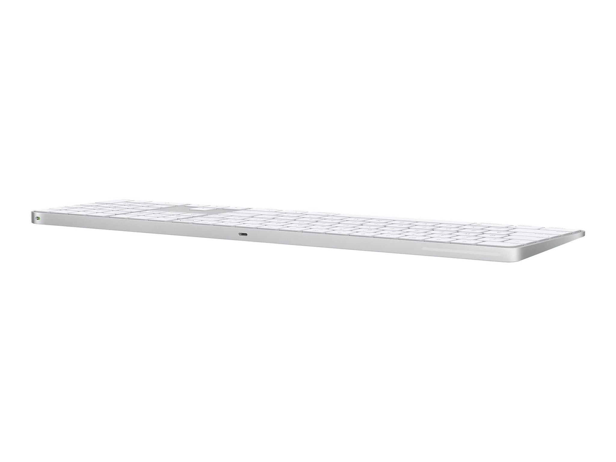 Apple Magic Keyboard with Touch ID and Numeric Keypad Wireless, Silver/White Keys