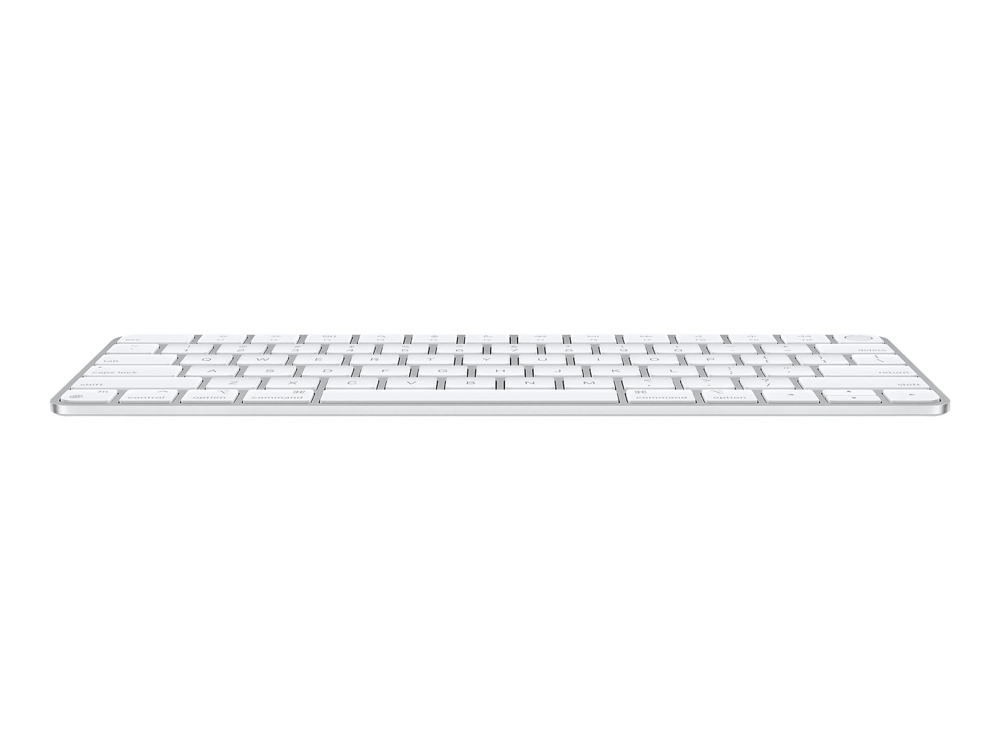 Apple Magic Keyboard with Touch ID Wireless, Silver/White Keys