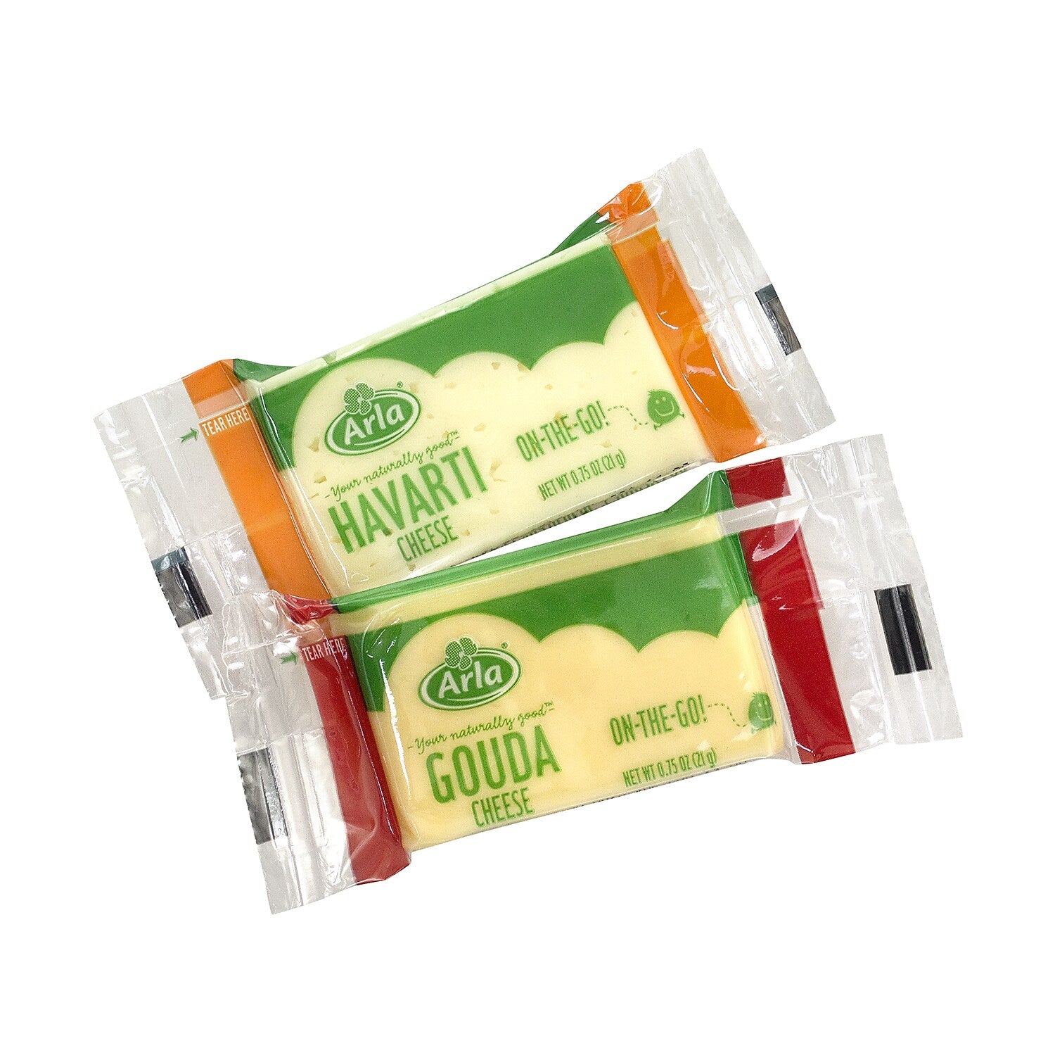 Arla Havarti and Gouda Cheese Snack Kit, 24/Pack