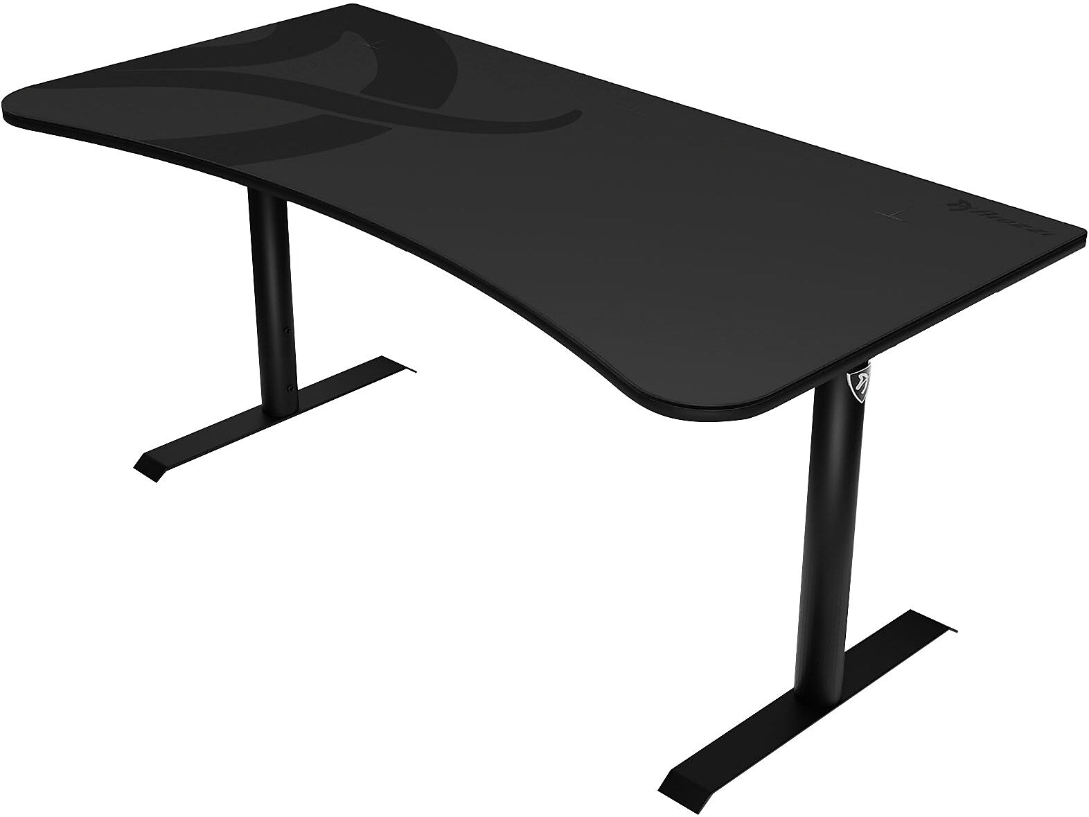 Arozzi Arena 63"W Gaming Desk, Dark Gray