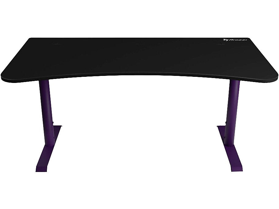 Arozzi Arena 63"W Gaming Desk, Deep Purple/Black