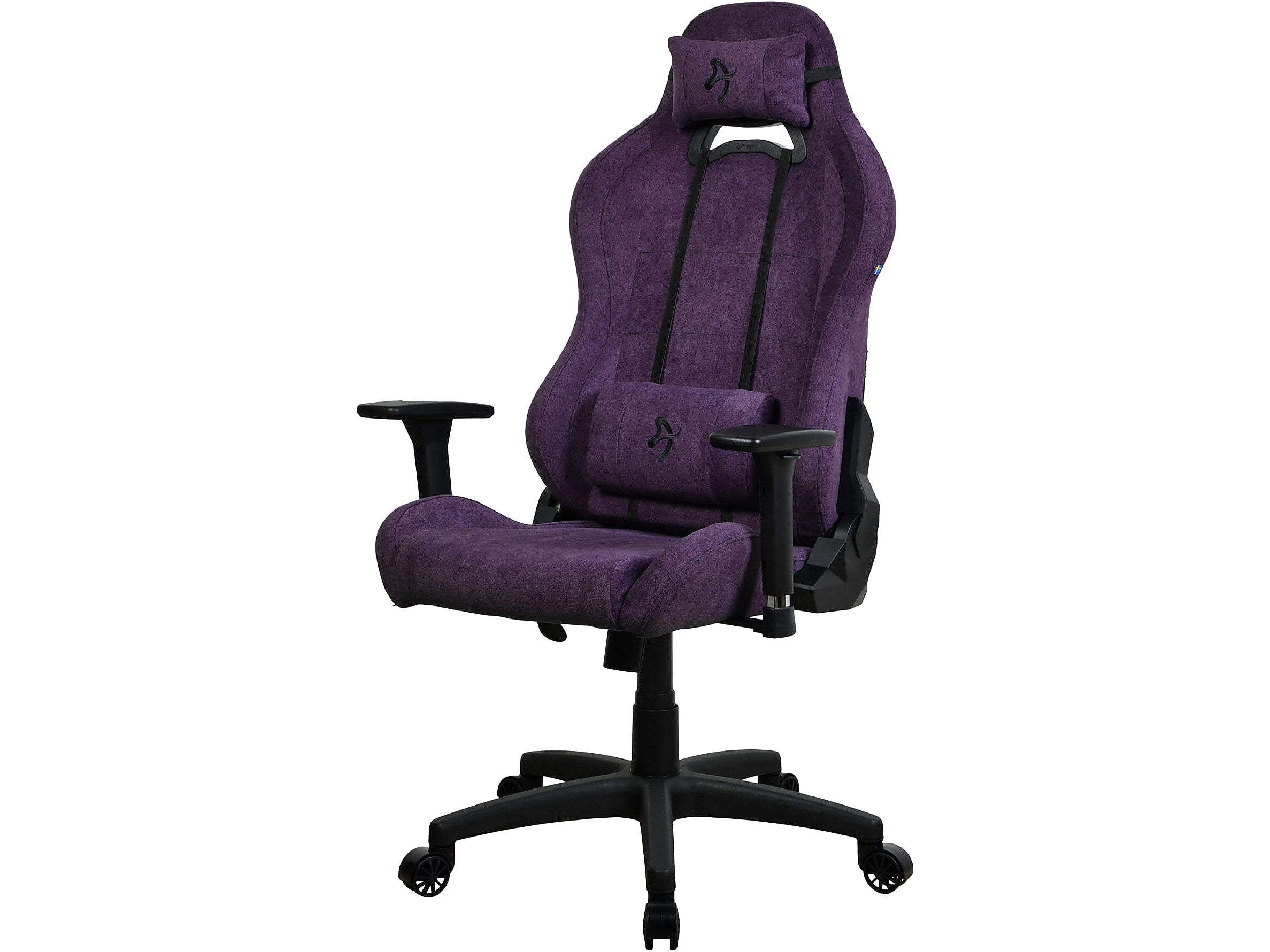 Arozzi Torretta 2023 Edition Fabric Ergonomic Rocker Gaming Chair, Purple
