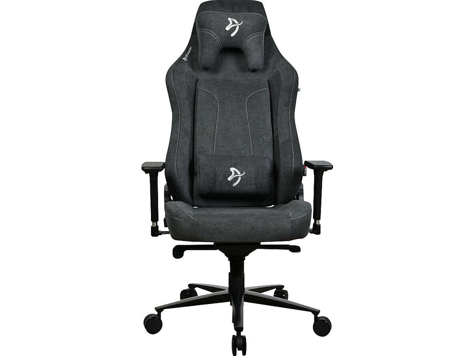 Arozzi Vernazza Fabric Ergonomic Rocker Gaming Chair, Dark Gray