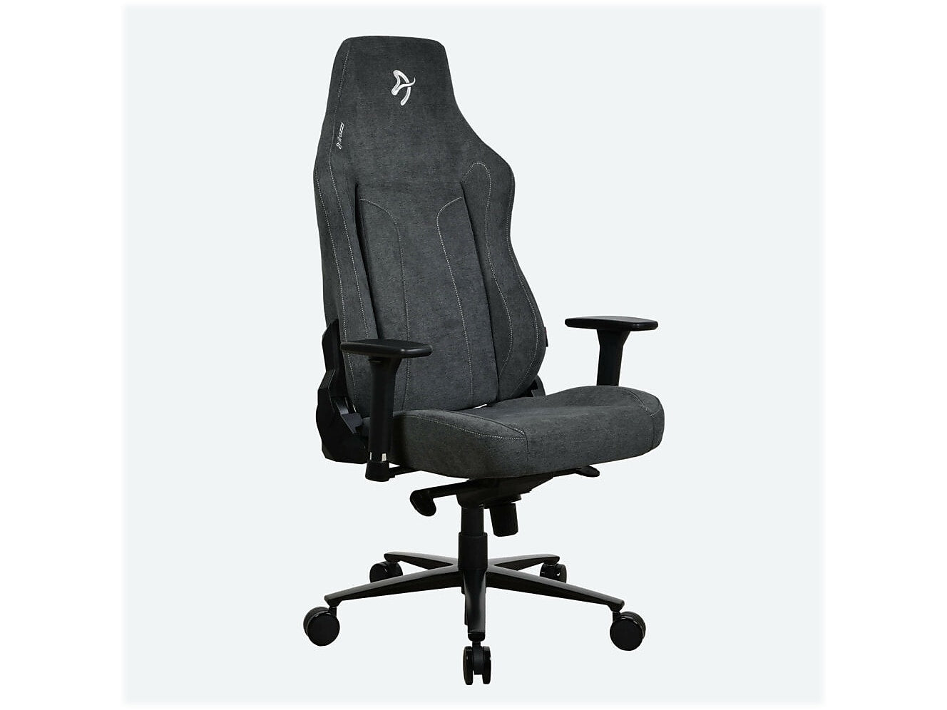 Arozzi Vernazza Fabric Ergonomic Rocker Gaming Chair, Dark Gray