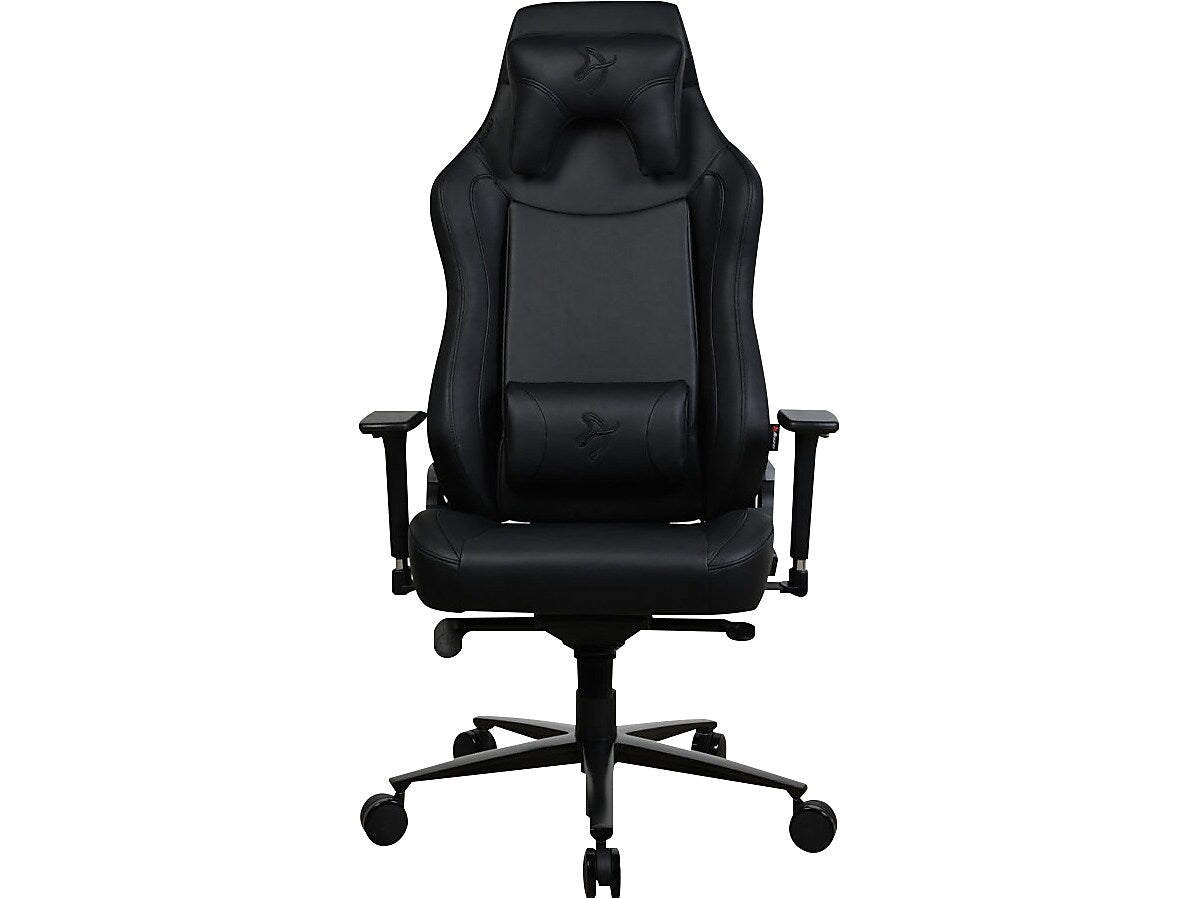 Arozzi Vernazza Faux Leather Ergonomic Rocker Gaming Chair, Pure Black