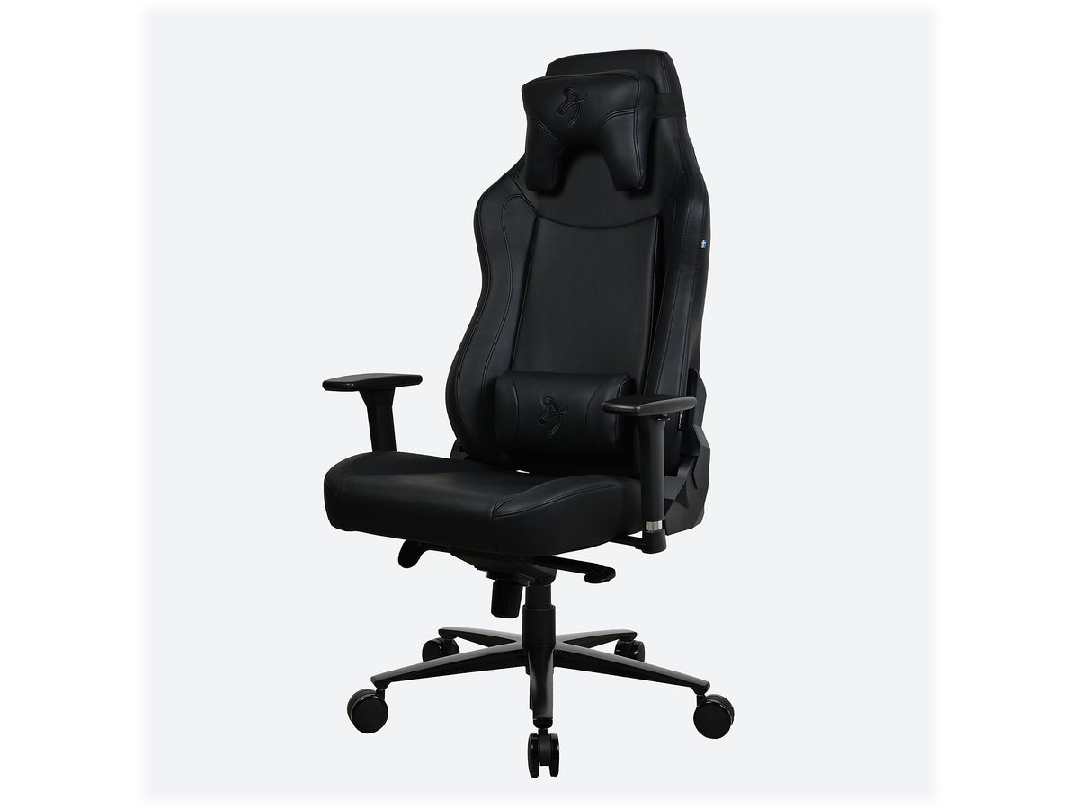 Arozzi Vernazza Faux Leather Ergonomic Rocker Gaming Chair, Pure Black