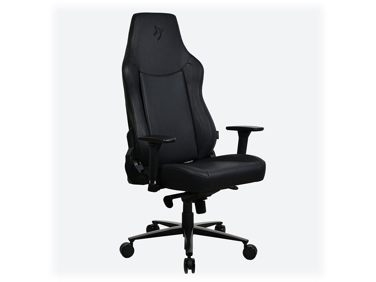 Arozzi Vernazza Faux Leather Ergonomic Rocker Gaming Chair, Pure Black