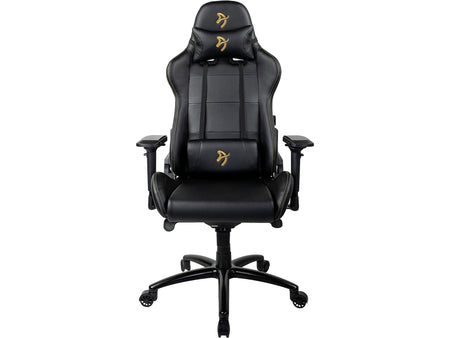 Arozzi Verona Signature PU Ergonomic Racing Gaming Chair, Black/Gold