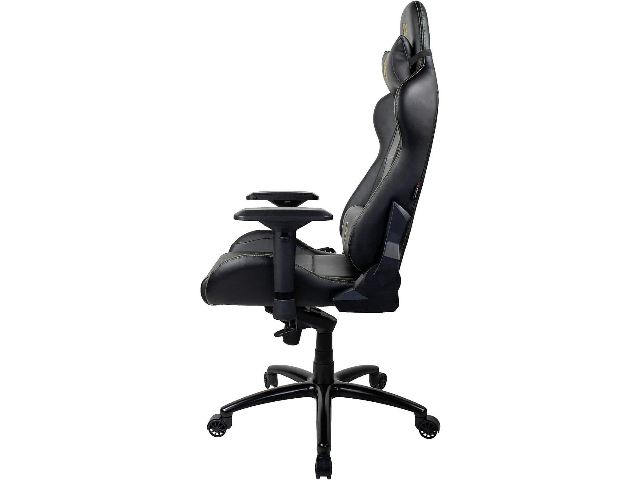 Arozzi Verona Signature PU Ergonomic Racing Gaming Chair, Black/Gold