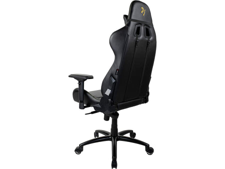 Arozzi Verona Signature PU Ergonomic Racing Gaming Chair, Black/Gold