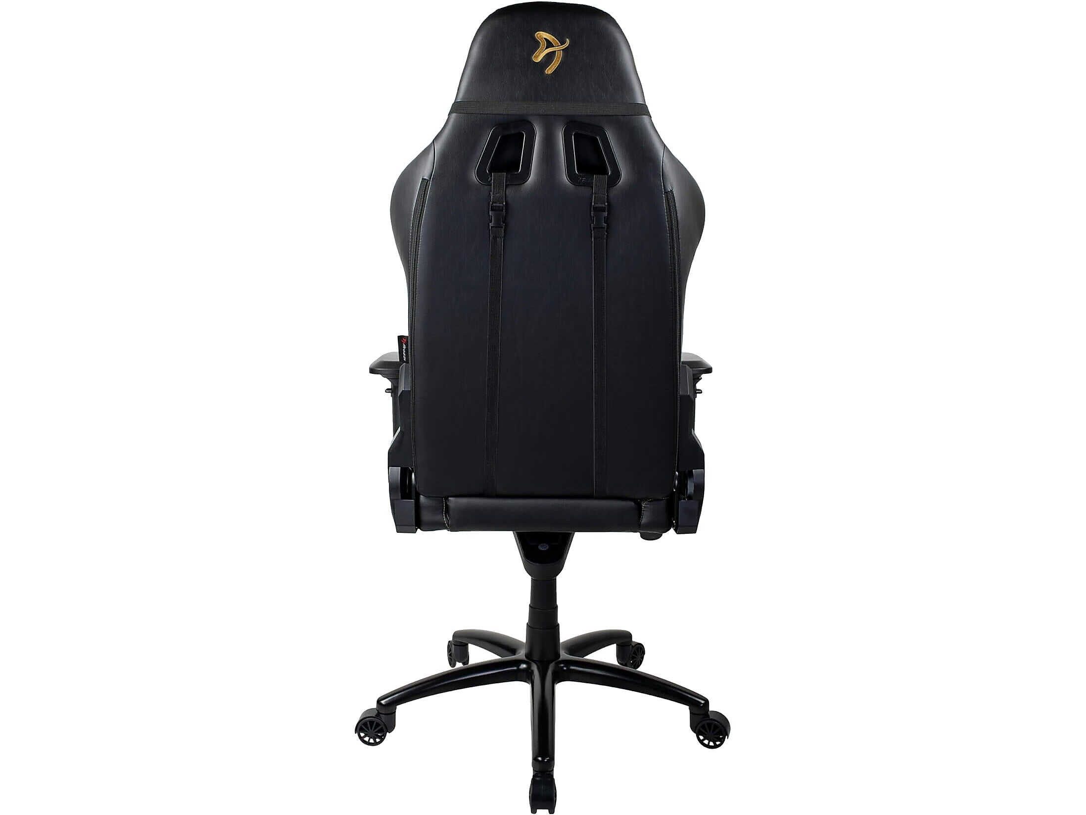 Arozzi Verona Signature PU Ergonomic Racing Gaming Chair, Black/Gold