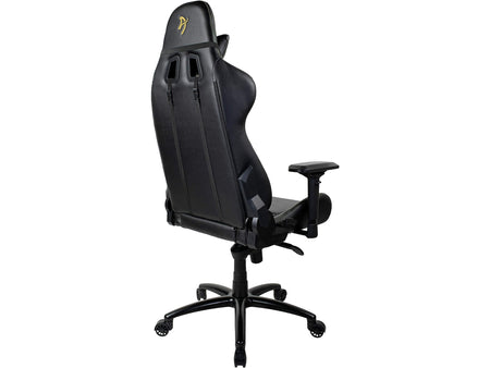 Arozzi Verona Signature PU Ergonomic Racing Gaming Chair, Black/Gold