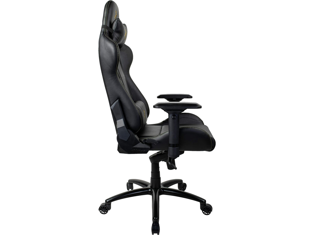 Arozzi Verona Signature PU Ergonomic Racing Gaming Chair, Black/Gold