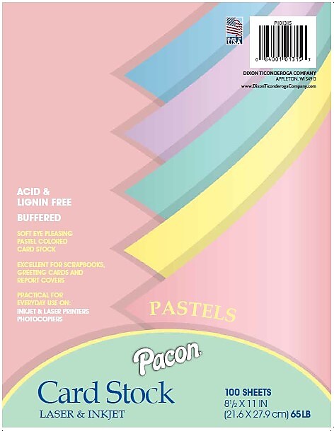Array 65 lb. Cardstock Paper, 8.5