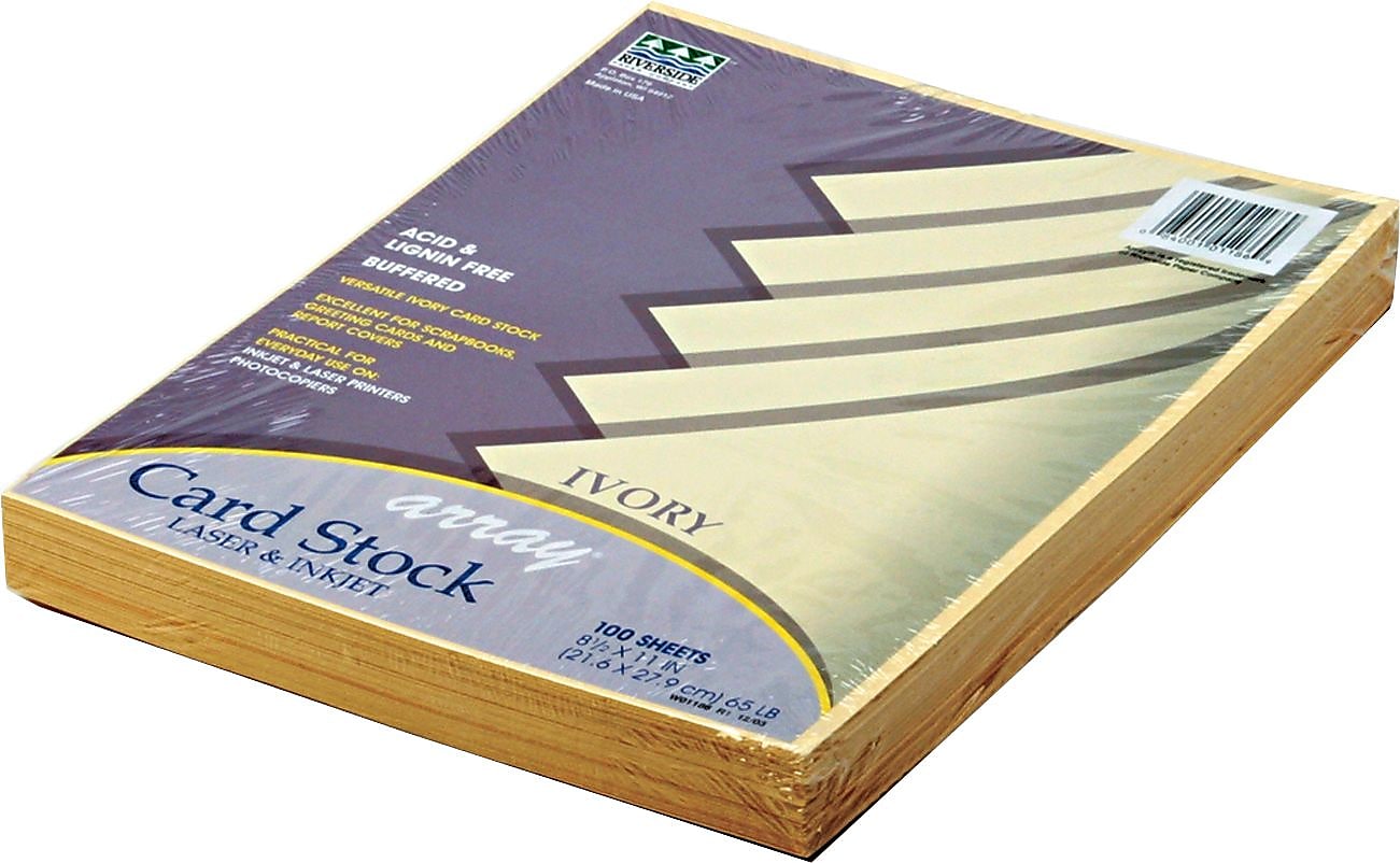 Array 65 lb. Cardstock Paper, 8.5