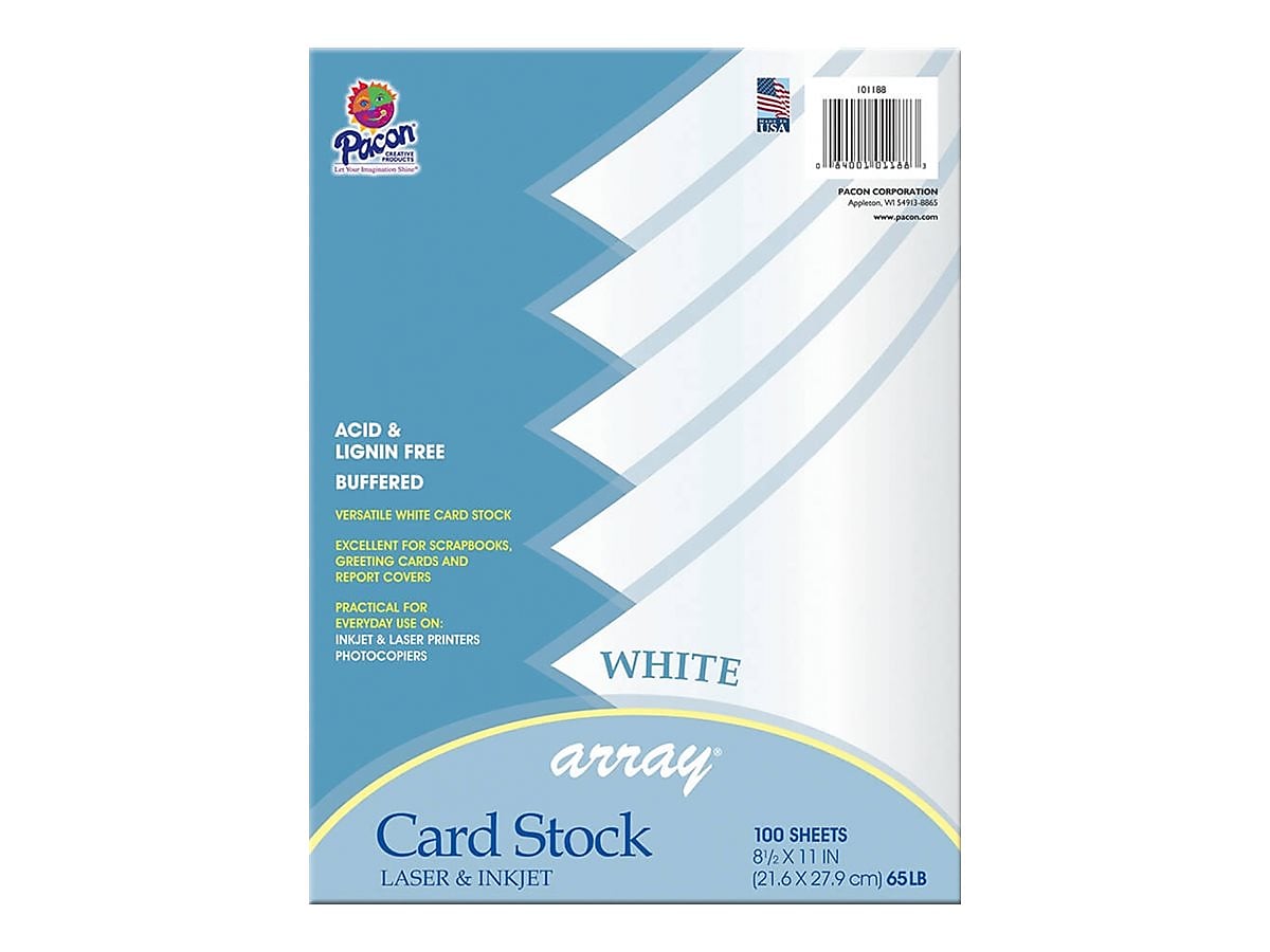 Array 65 lb. Cardstock Paper, 8.5