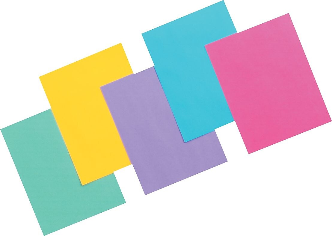 Array Recycled Designer Colored Paper, 24 lbs., 8.5