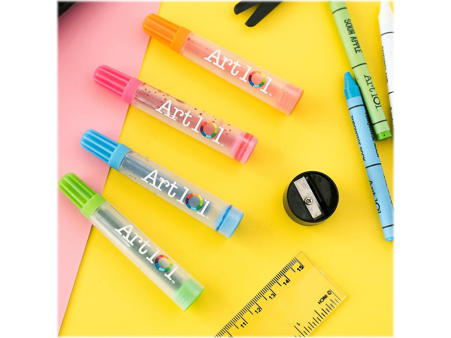 Art 101 Budding Artist Ultimate Art and Scratch Art Kit, Assorted Colors, 126 Pieces