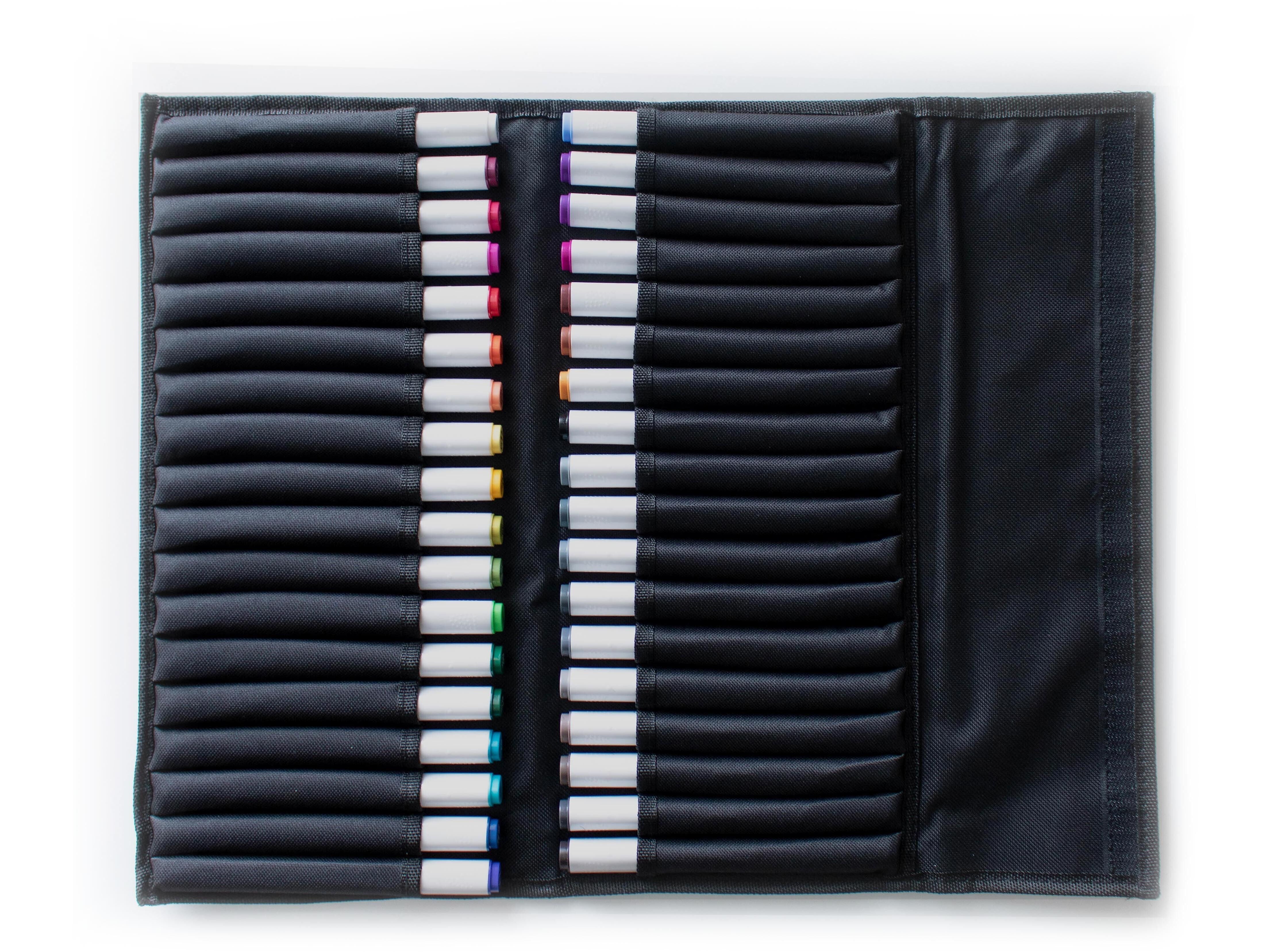 Art 101 Creative Tools Dual-Tip Illy Markers, Chisel/Bullet Point, Assorted Colors, 36/Set