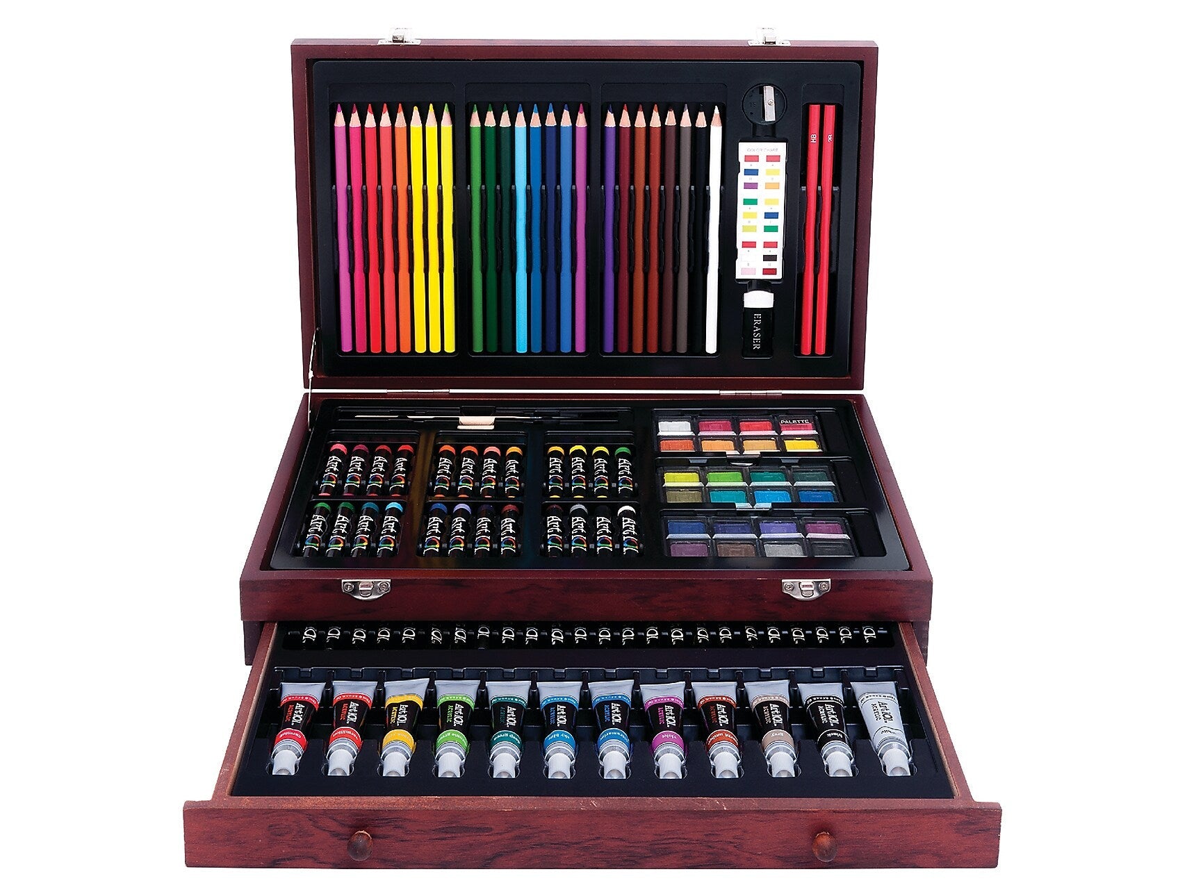 Art 101 Deluxe Art Set, Assorted Colors, 119 Pieces