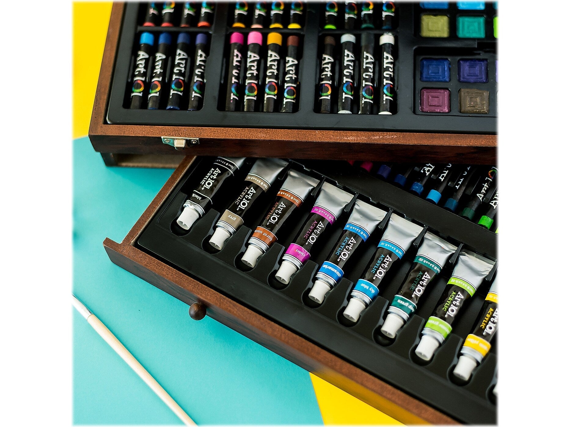 Art 101 Deluxe Art Set, Assorted Colors, 119 Pieces