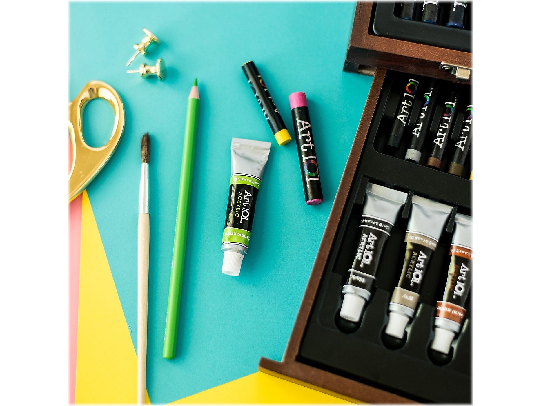 Art 101 Deluxe Art Set, Assorted Colors, 119 Pieces