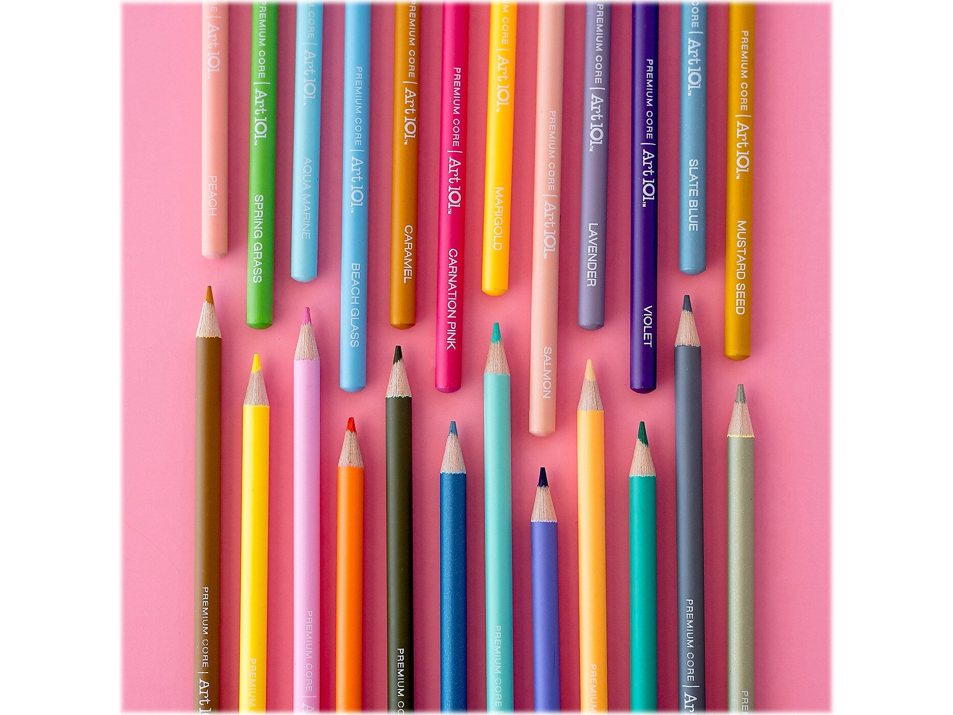 Art 101 Draw and Color Art Set, Assorted Colors, 106 Pieces