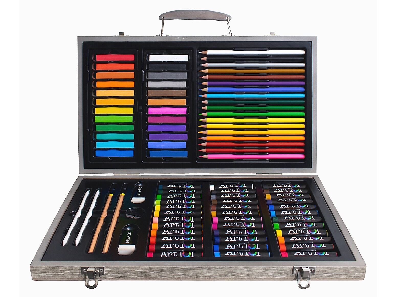 Art 101 Drawing, Skeetching, and Doodling Art Set, Assorted Colors, 111 Pieces