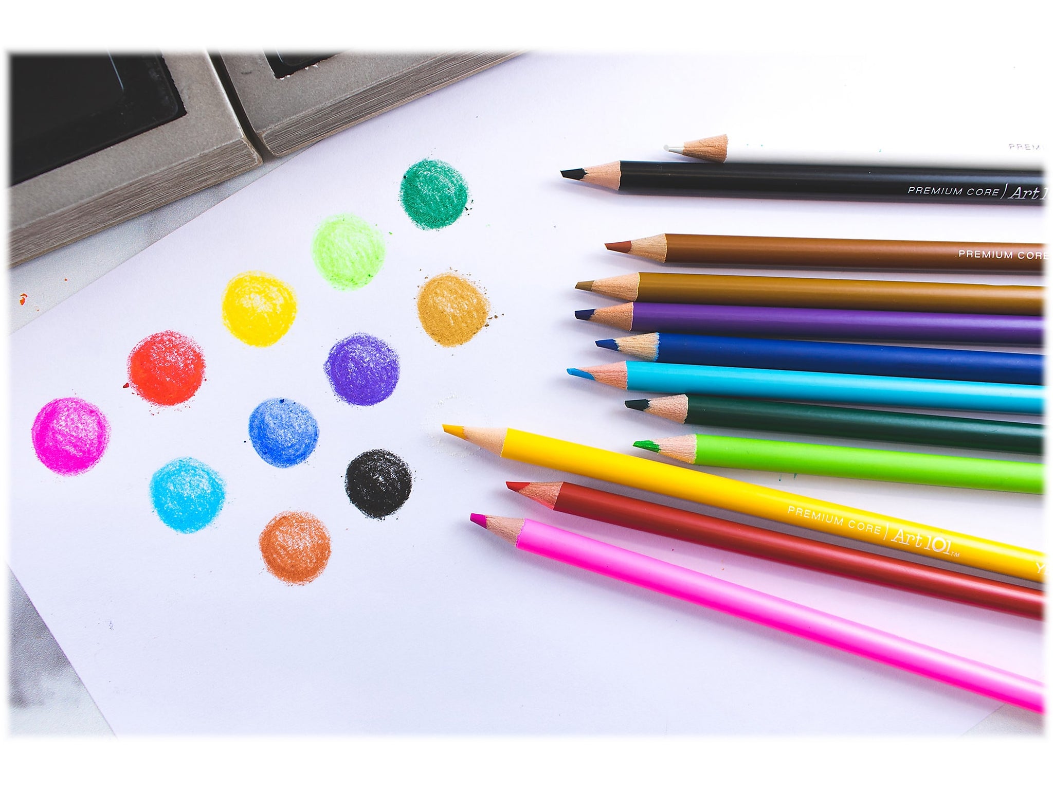 Art 101 Watercolor Draw and Sketch Drawing Kit, Assorted Colors, 88 Pieces