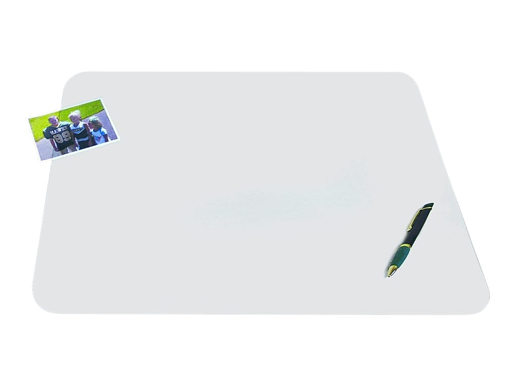 Artistic Krystal View Anti-Slip Plastic Desk Pad, 17