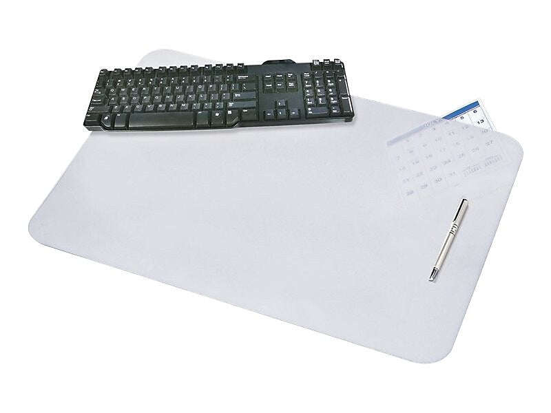 Artistic Krystal View Anti-Slip Plastic Desk Pad, 17