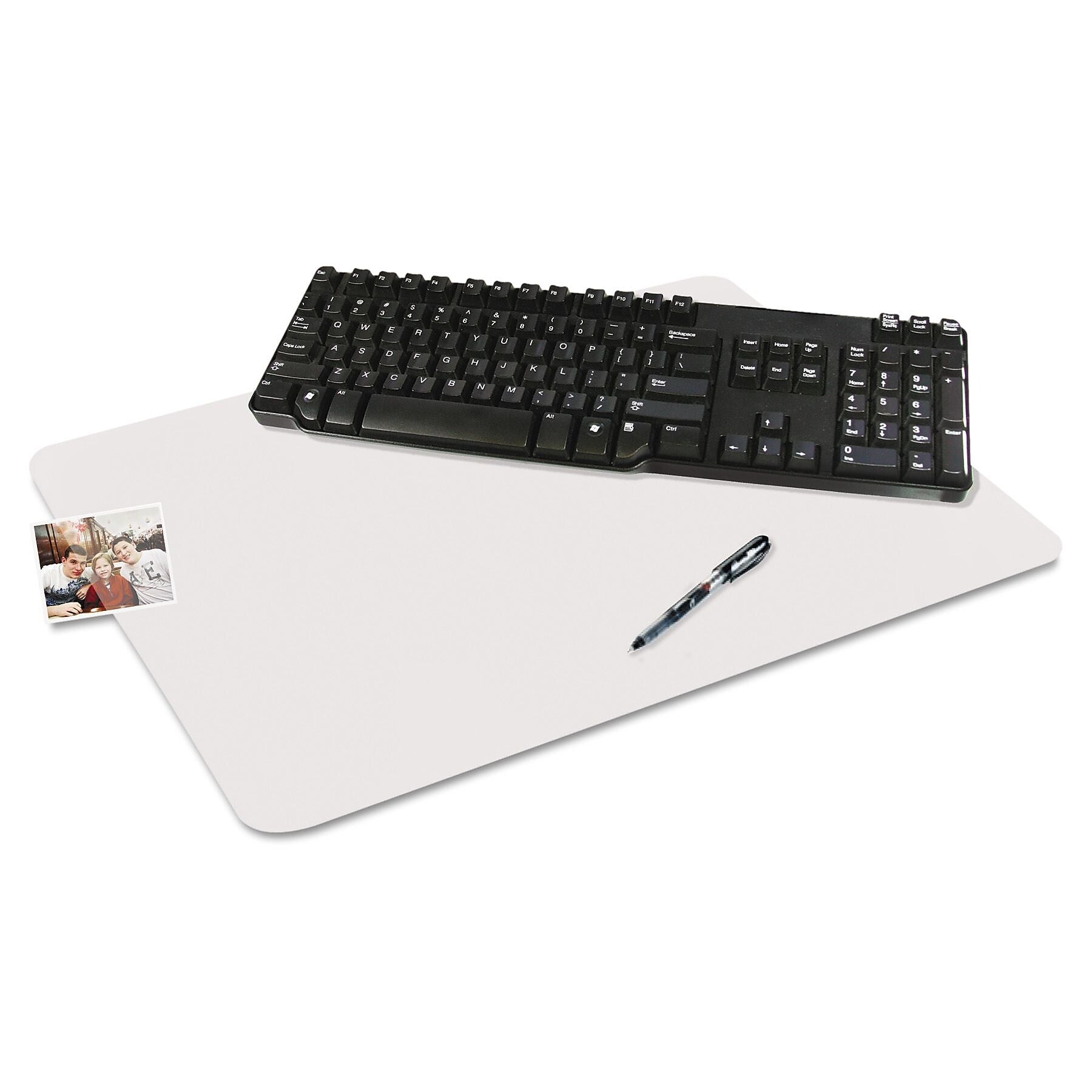 Artistic Krystal View Microban Anti-Slip Vinyl Desk Pad, 38
