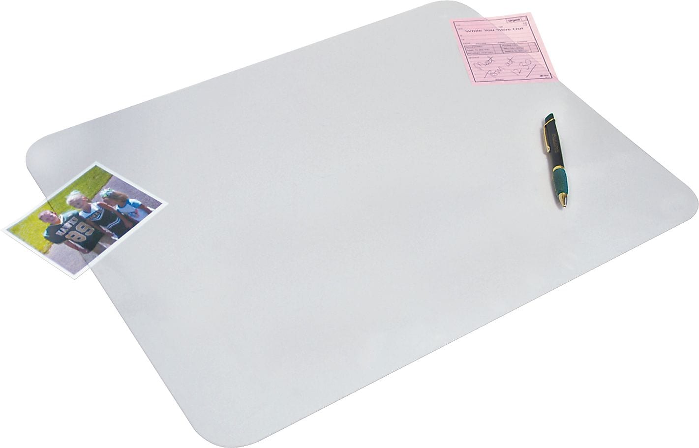 Artistic Krystal View Microban Vinyl Desk Pad, 12
