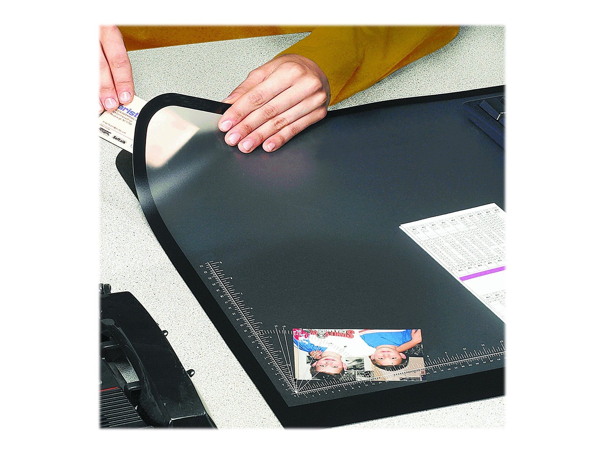 Artistic Logo Pad Anti-Slip Rubber Desk Pad, 31