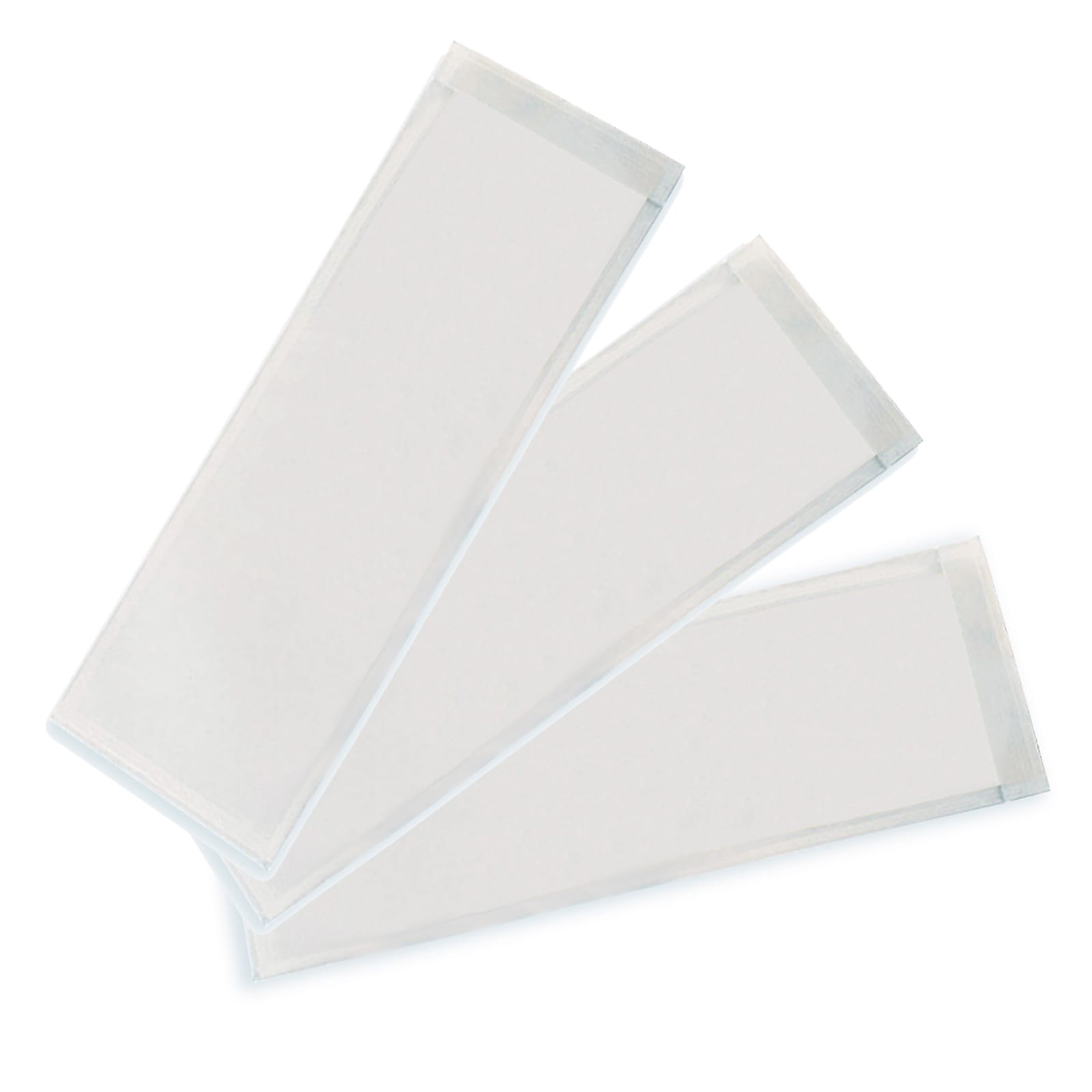 Ashley Productions Clear View Self-Adhesive Extra Small Name Plate Pocket , 3.25