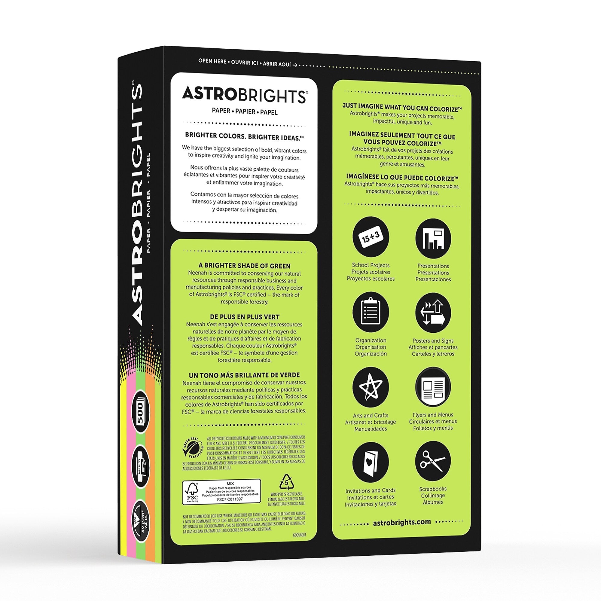 Astrobrights Color Paper, 8.5