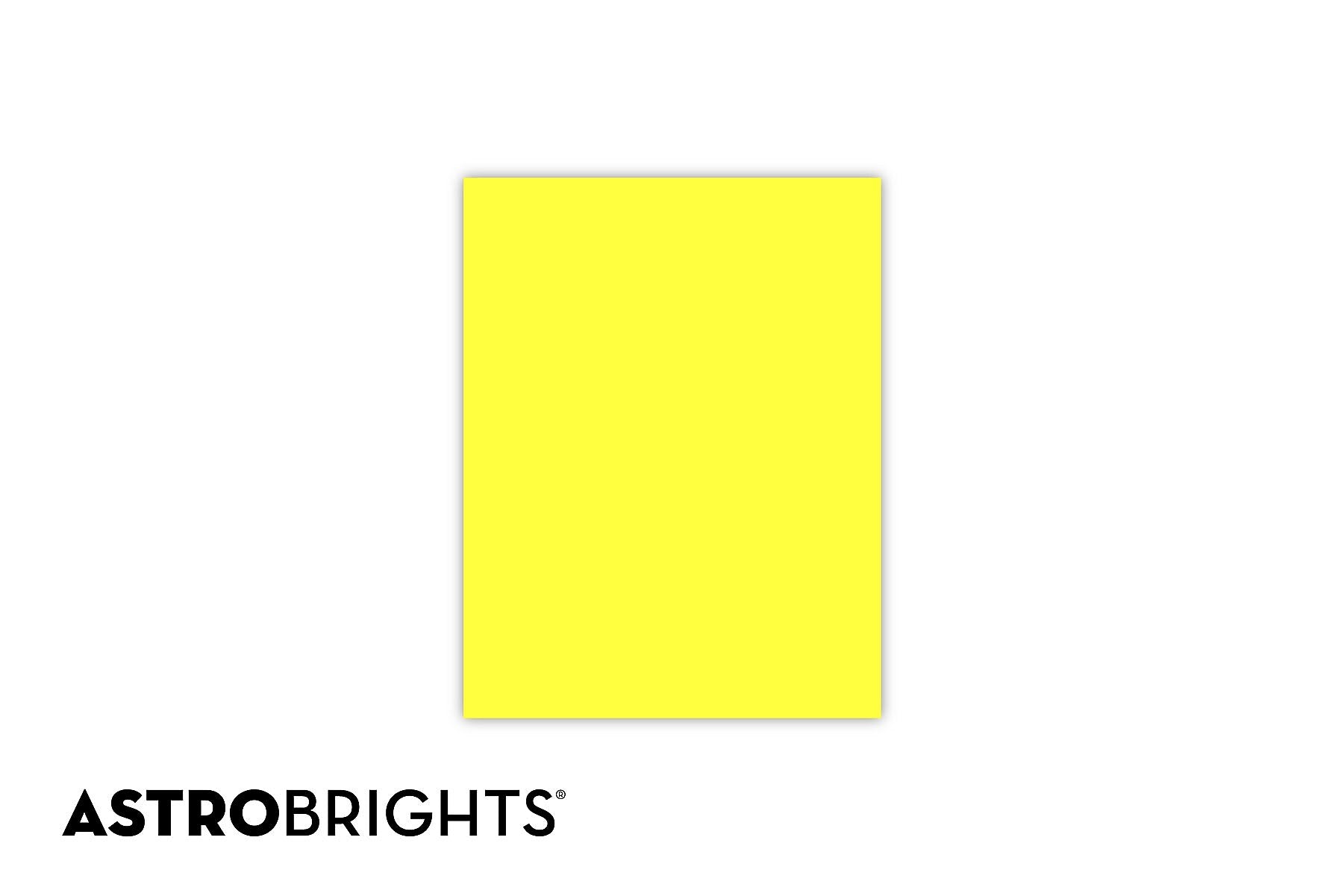 Astrobrights Colored Paper, 24 lbs., 8.5
