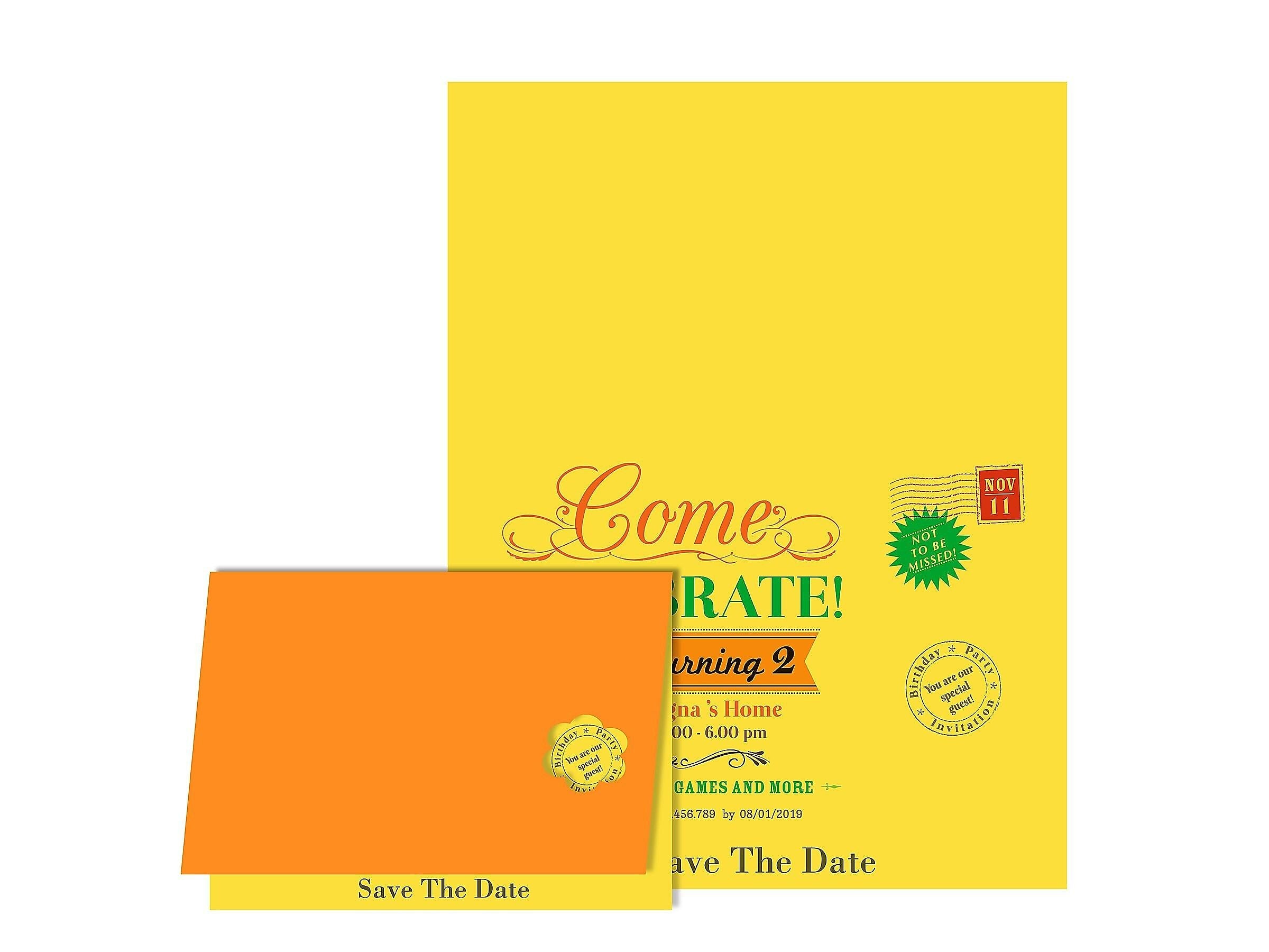 Astrobrights Double-Color 70 lb. Cardstock Paper, 8.5