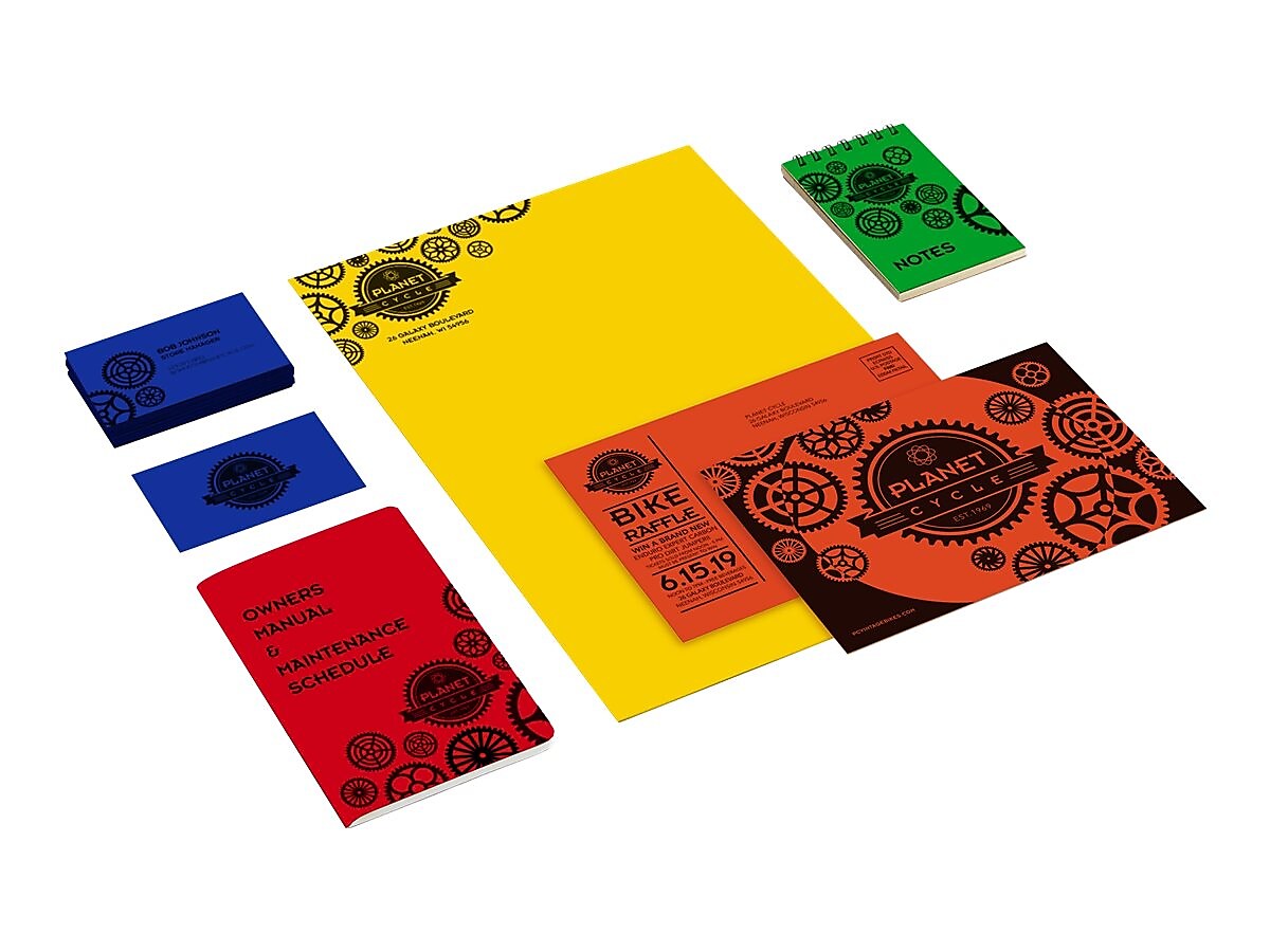 Astrobrights Primary One 65 lb. Cardstock Paper, 8.5