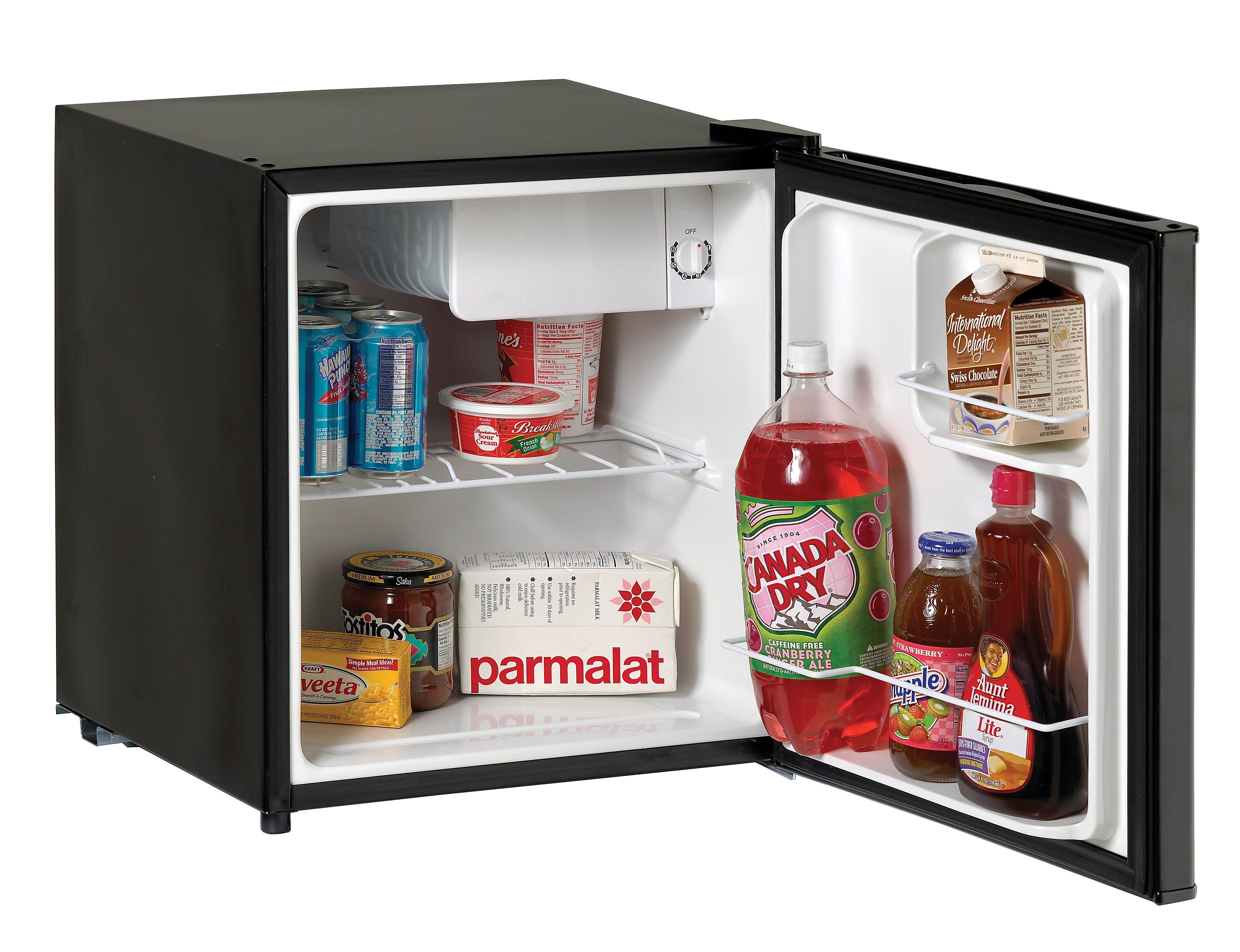 Avanti 1.7 Cubic Ft. Energy Star Compact Refrigerator, Chiller Compartment, Black