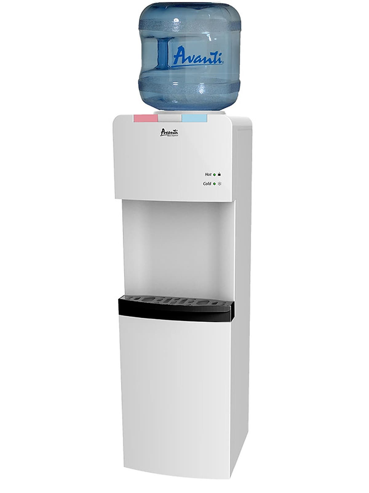 Avanti Hot and Cold Water Dispenser Stand Up Unit, White