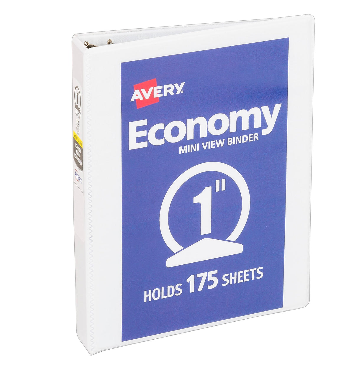 Avery 1" 3-Ring Mini Binders, White