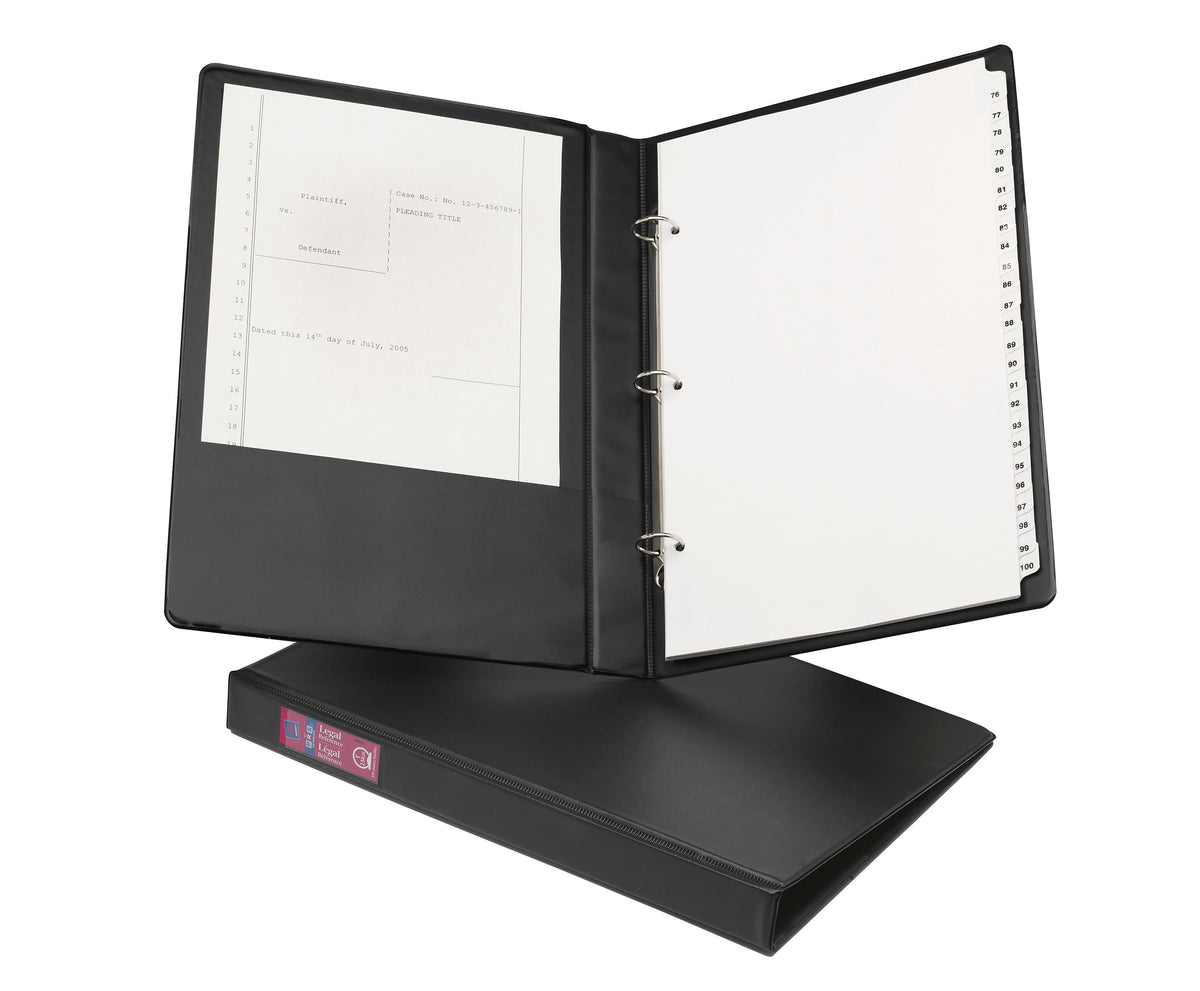 Avery 1" 3-Ring Non-View Binder, Black