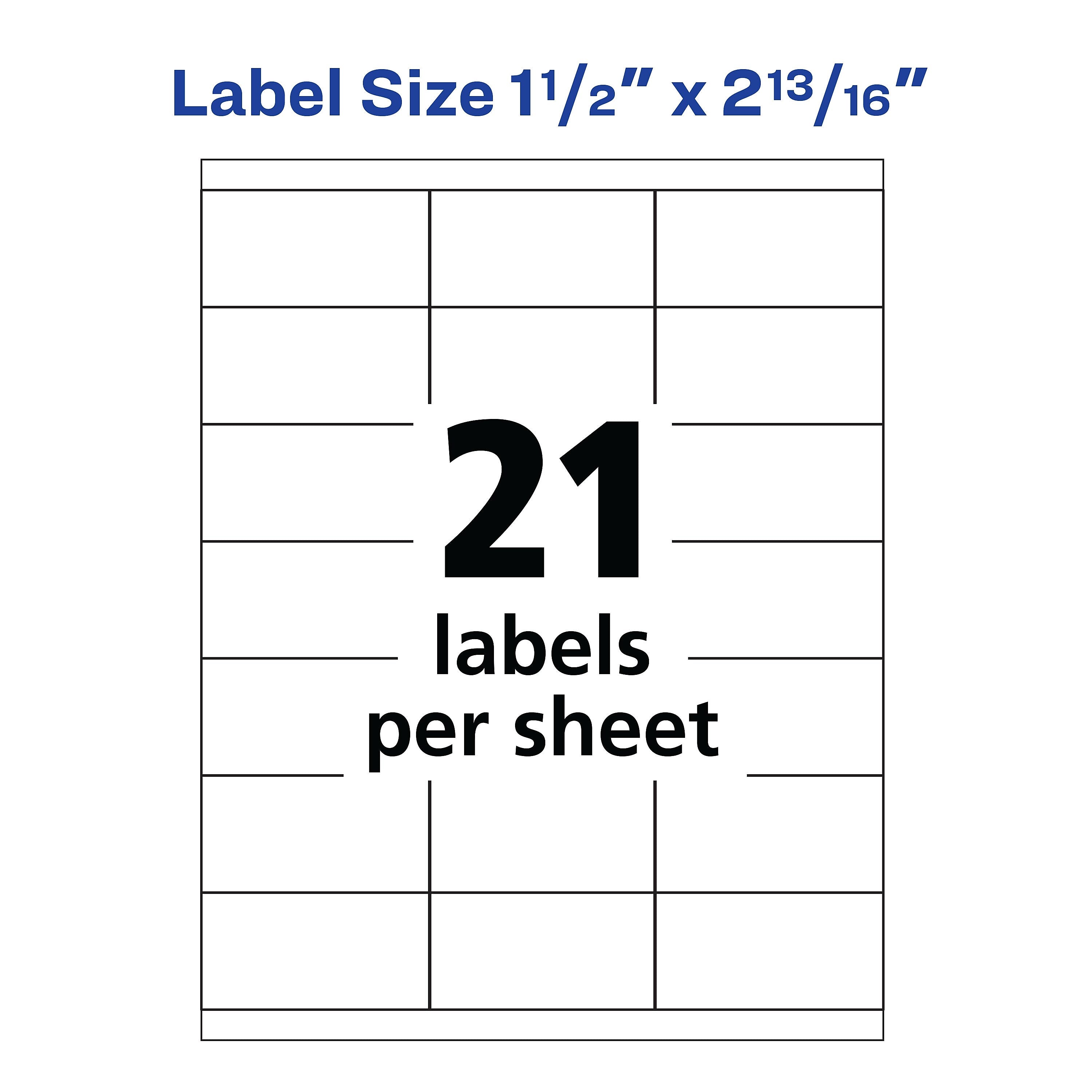 Avery Address Labels for Copiers, 1-1/2