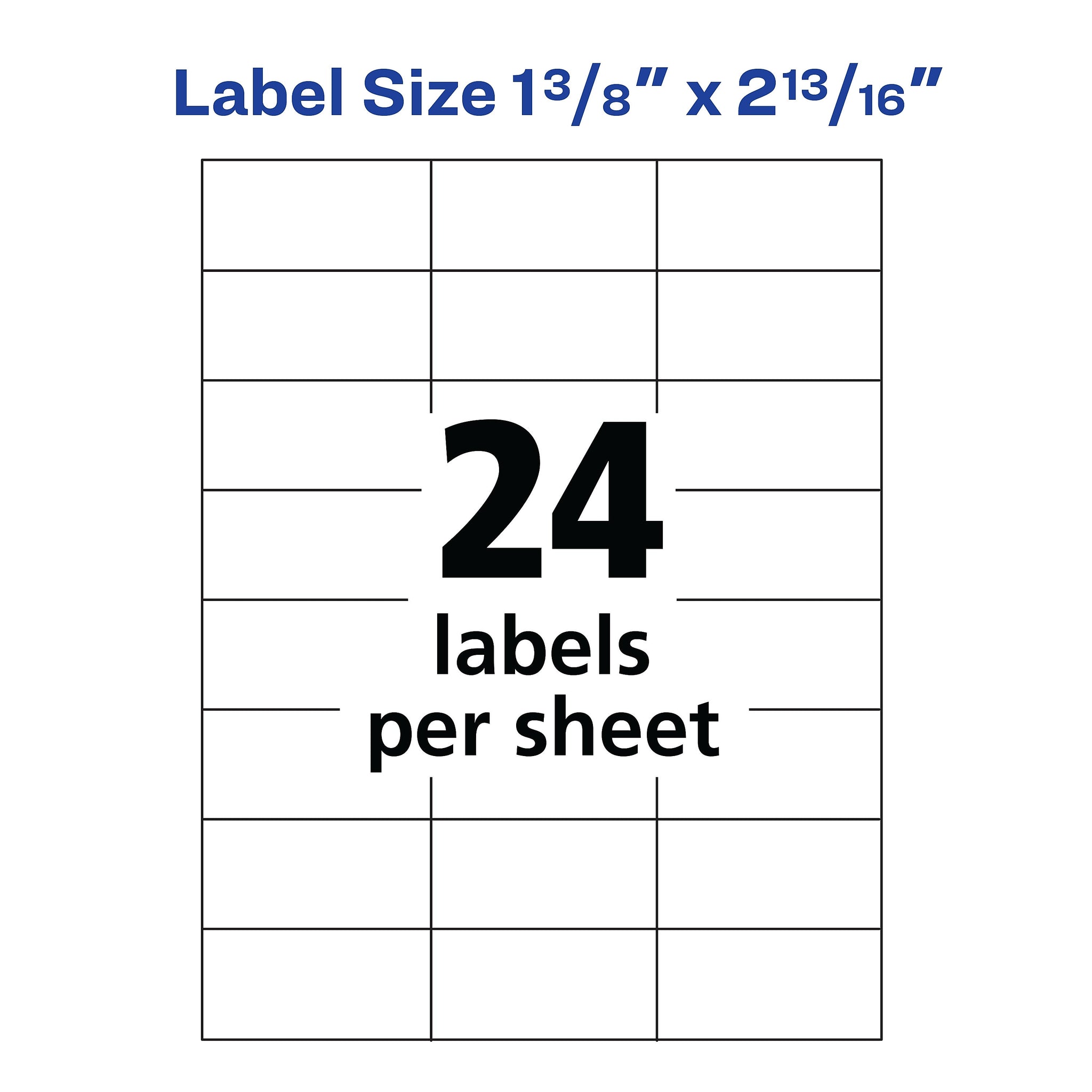 Avery Address Labels for Copiers 1-3/8
