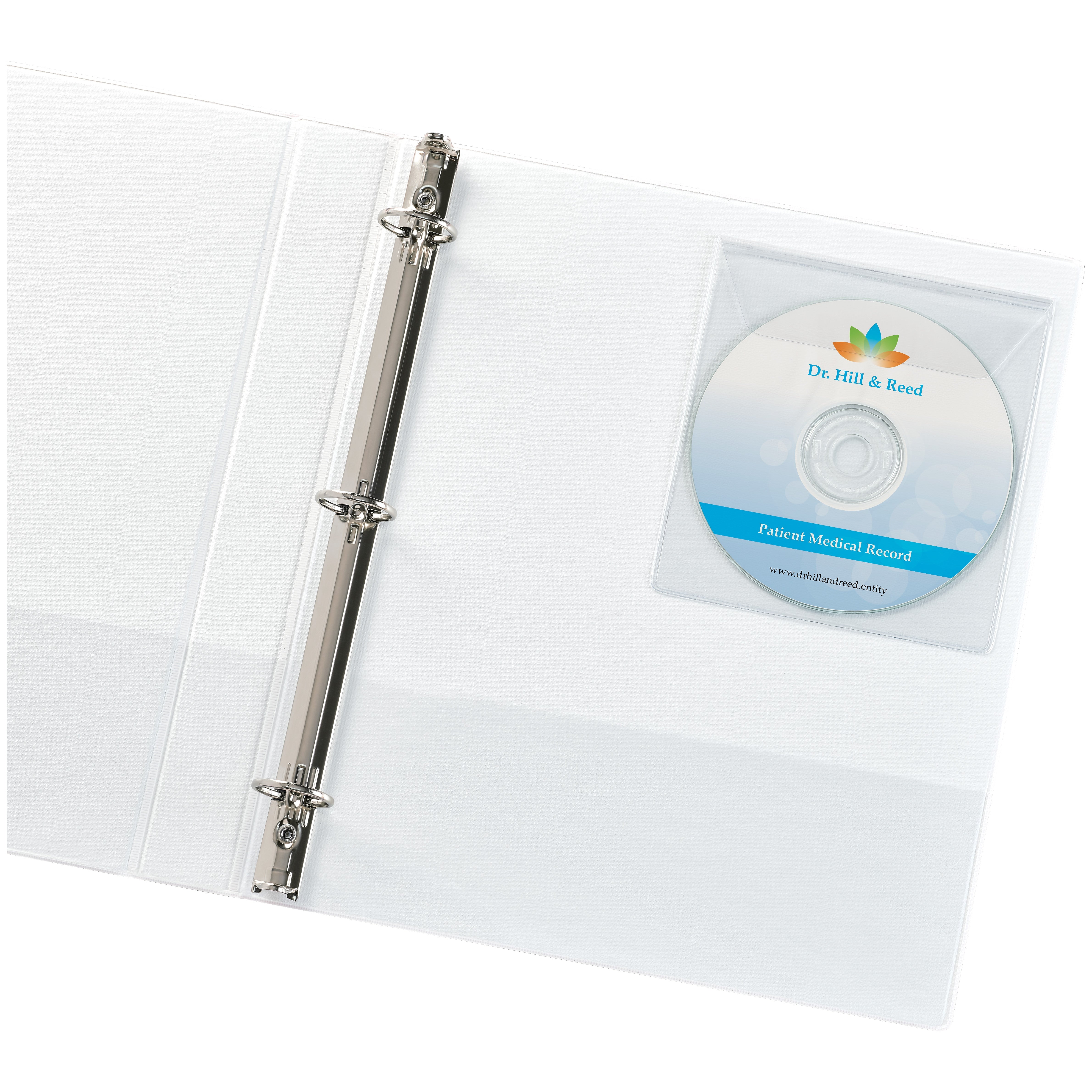 Avery Adhesive Holders for CD/DVD/Zip, Clear Vinyl, 10/Pack