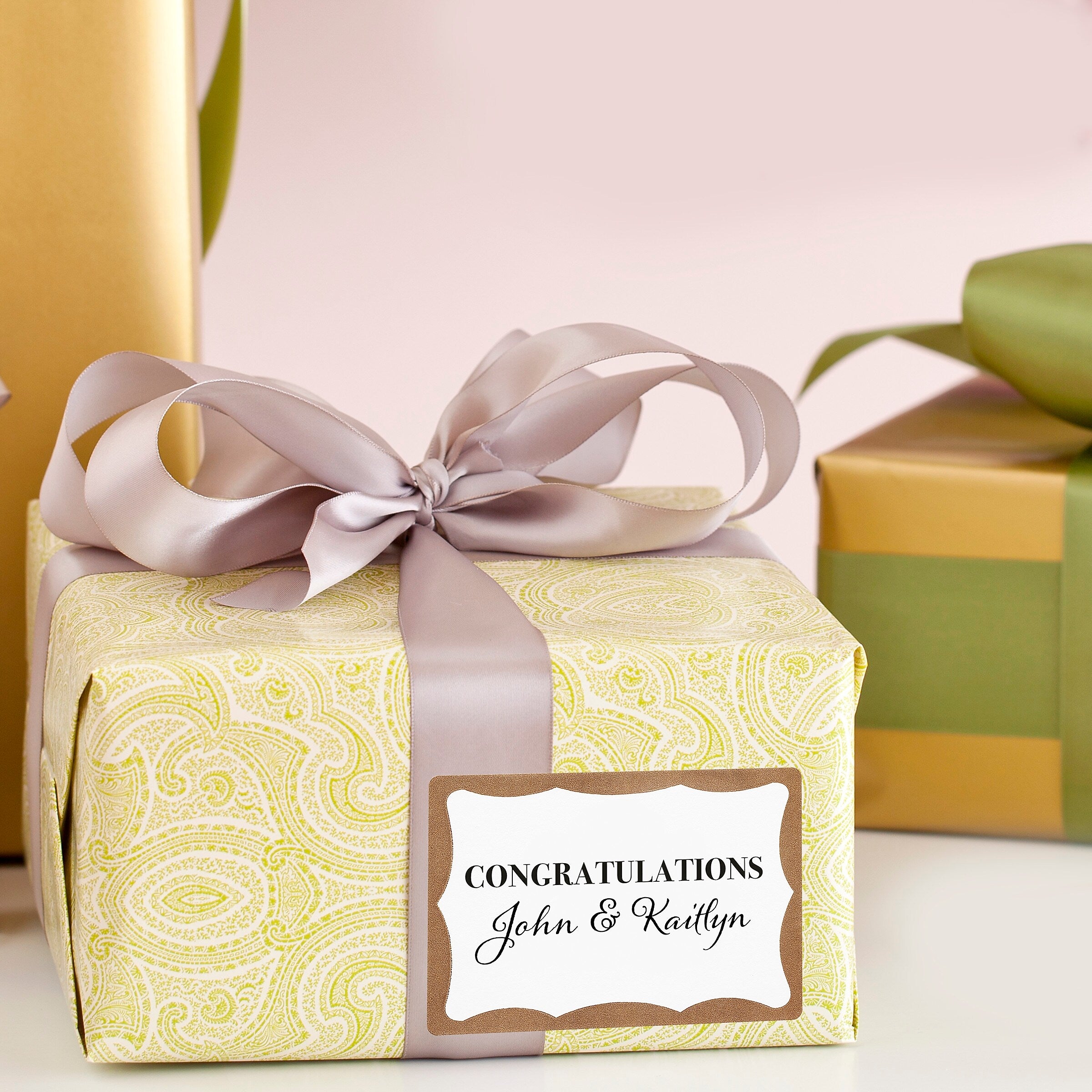 Avery Adhesive Laser/Inkjet Name Badge Labels, 2 1/3