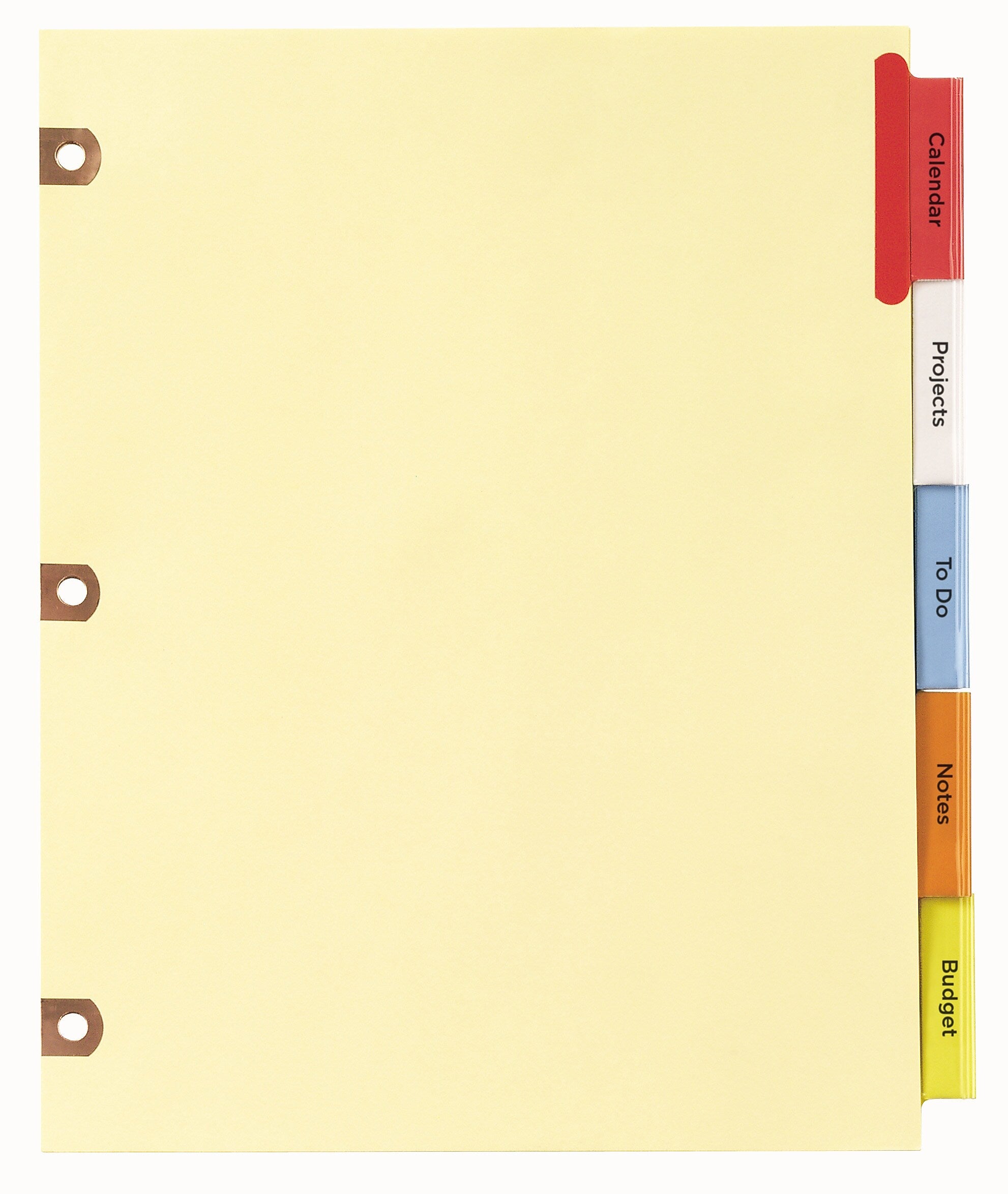 Avery Big Tab Insertable Paper Dividers, 5 Tabs, Multicolor, Copper Reinforced