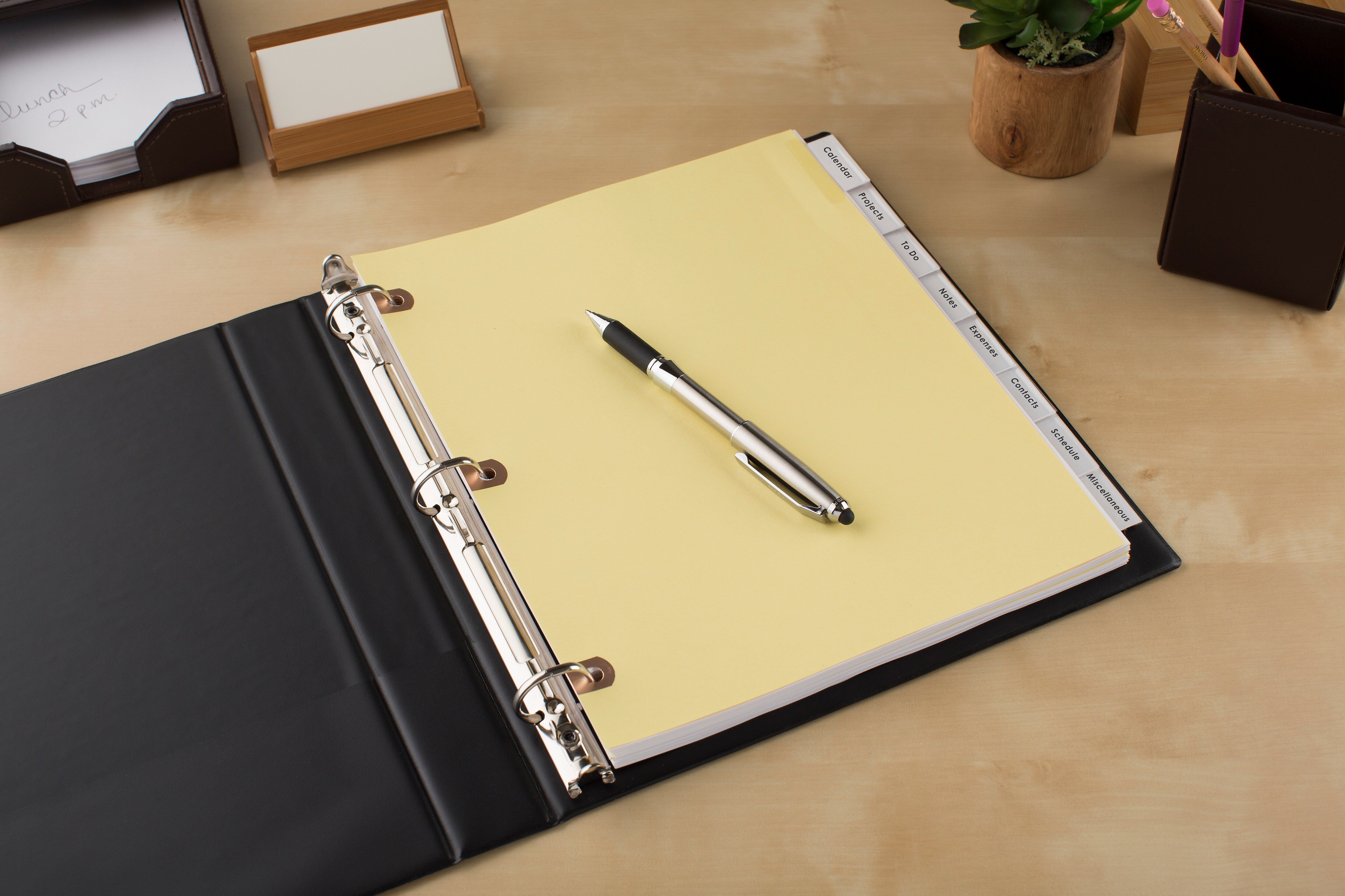 Avery Big Tab Insertable Paper Dividers, 8 Tabs, Clear, Copper Reinforced